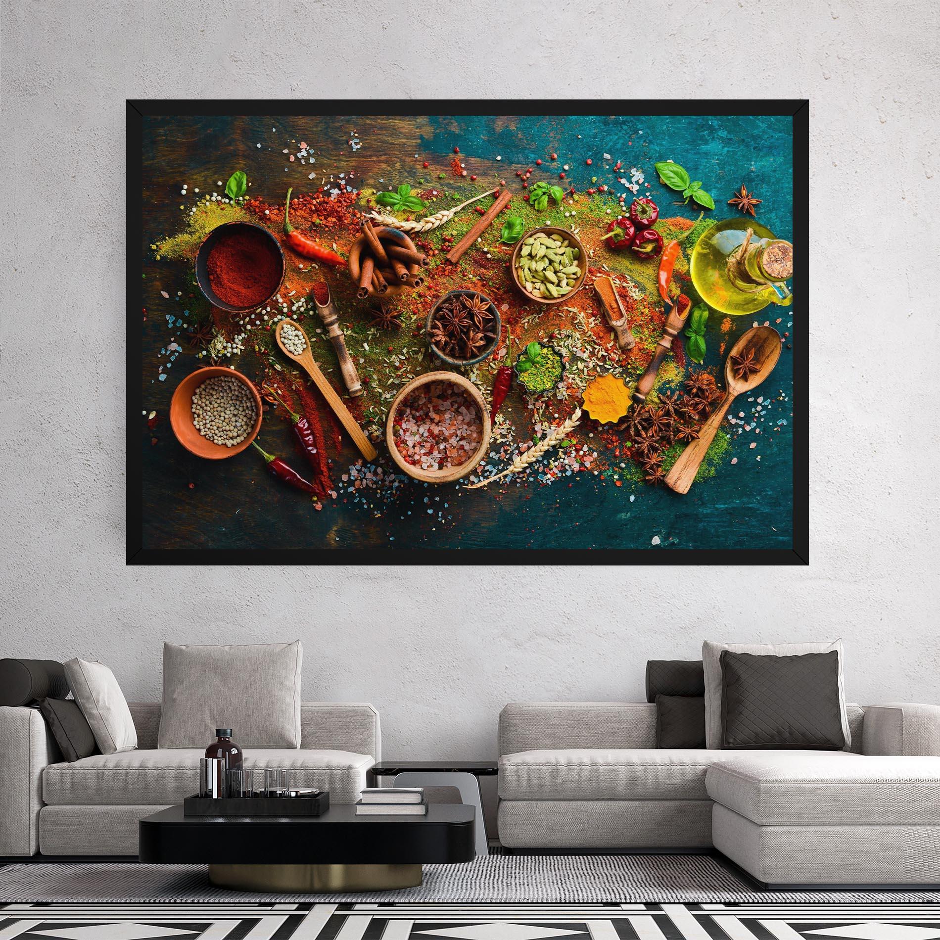 Vászonkép Seasonings Mix mockup 2