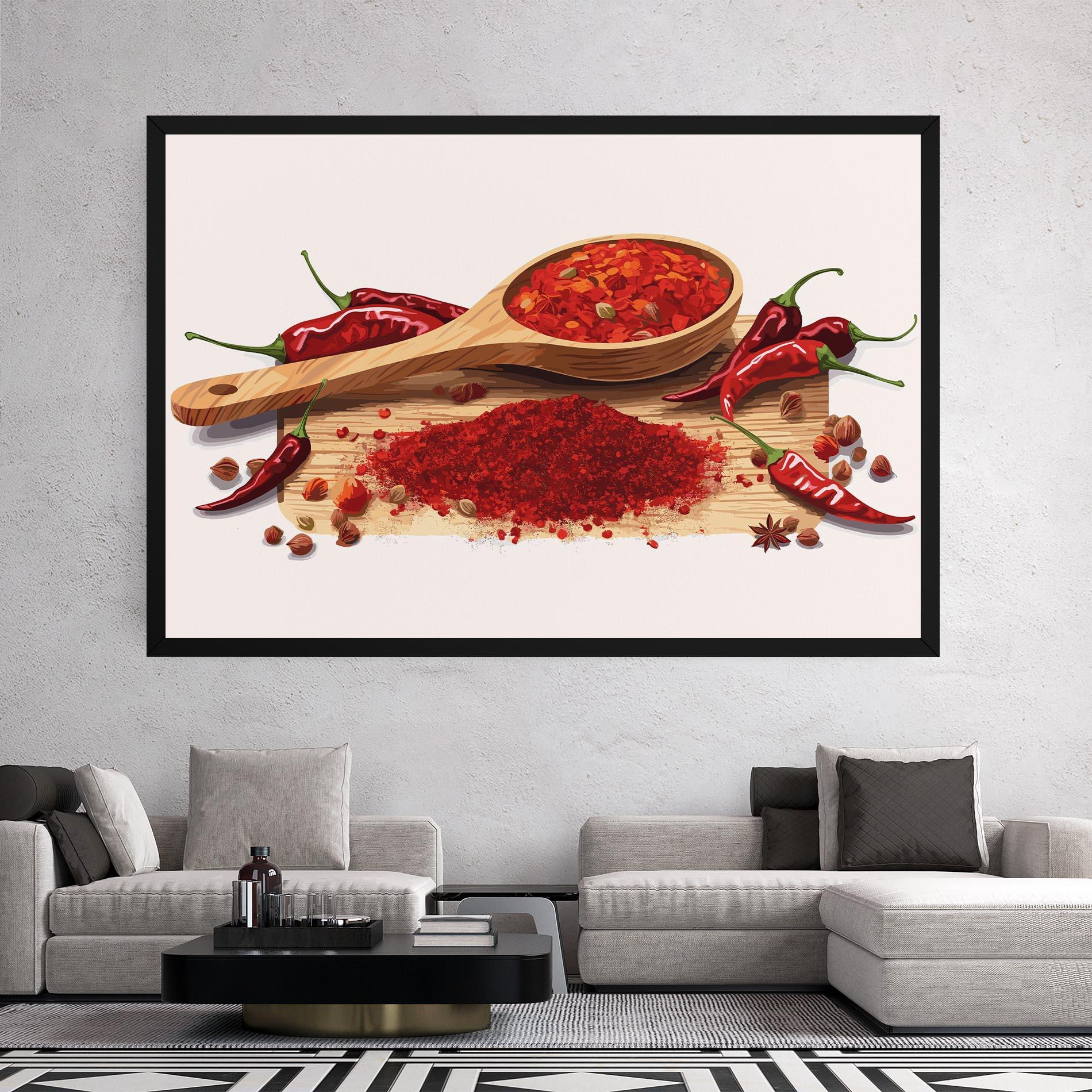 Vászonkép Spoon Of Papper mockup 2