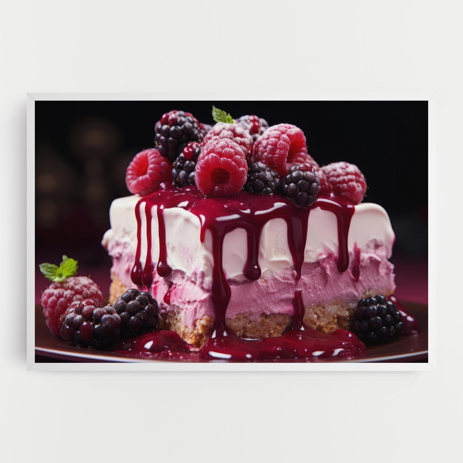 Vászonkép Berries Cream mockup 0