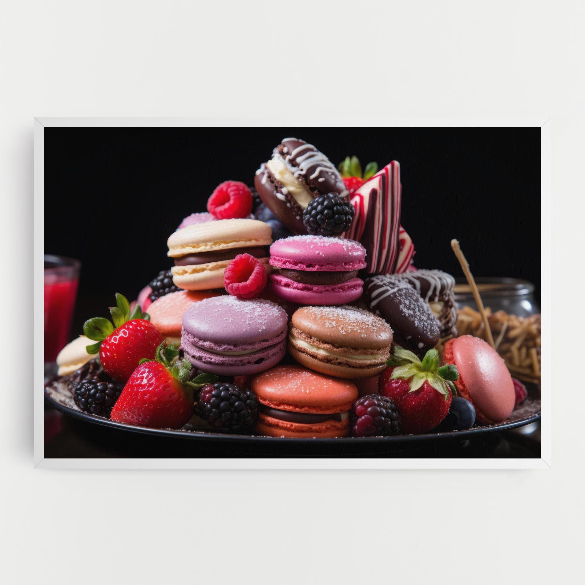 Berries Macarons mockup 0