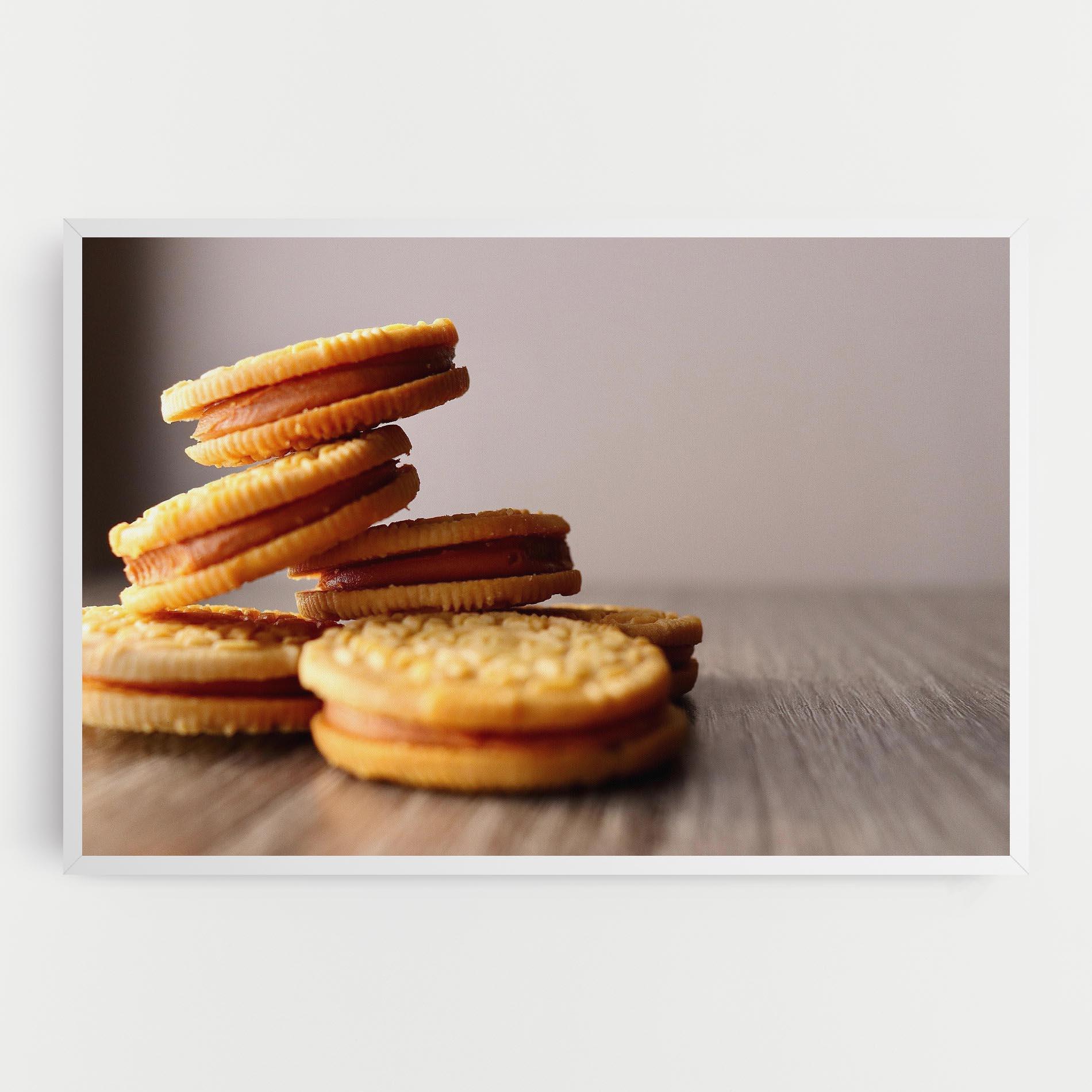 Vászonkép Biscuits mockup 0