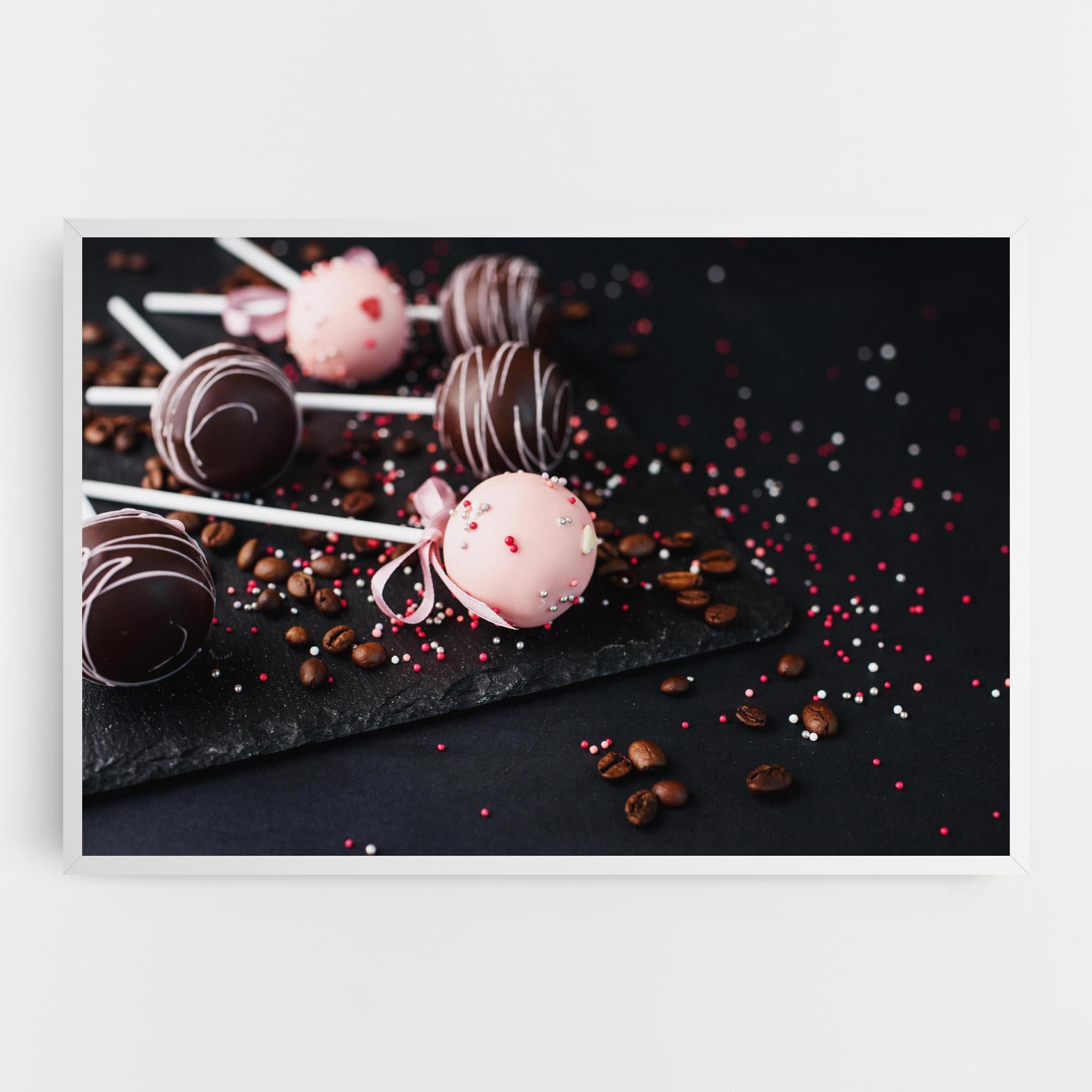 Vászonkép Chocolate Dessert mockup 0