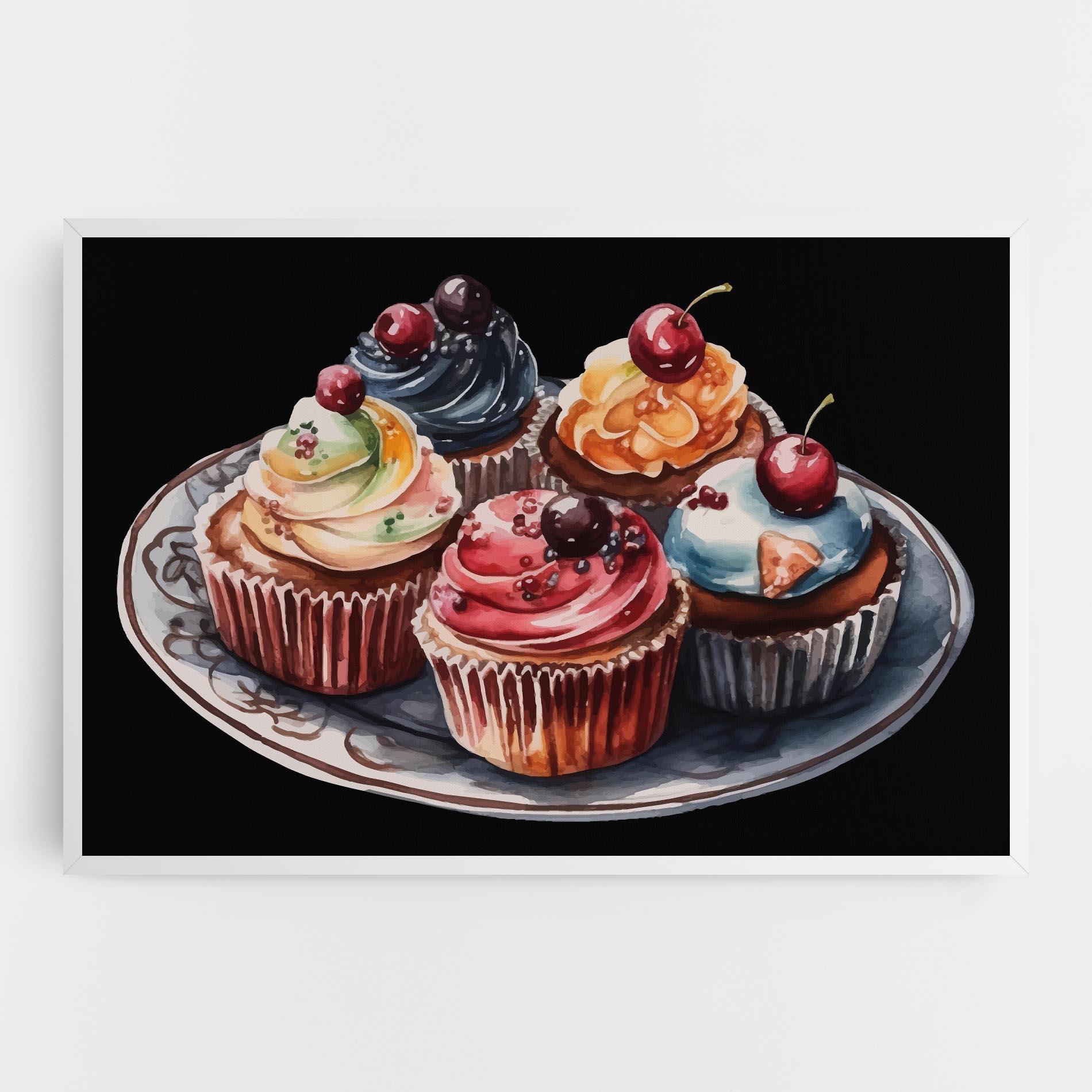Vászonkép Colorful Muffins mockup 0