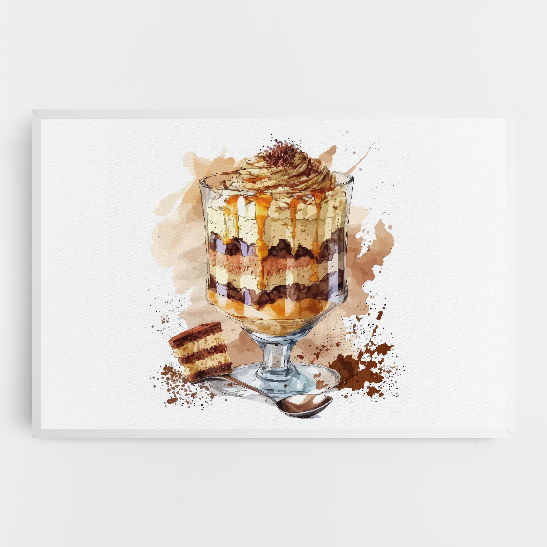 Vászonkép Cup Dessert mockup 0