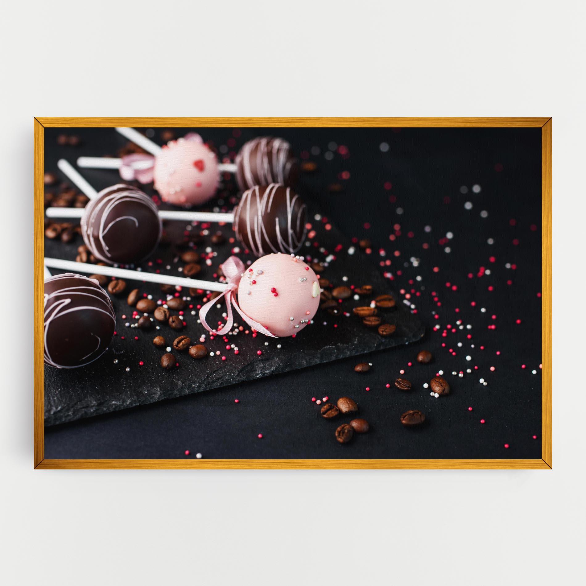 Vászonkép Chocolate Dessert mockup 0