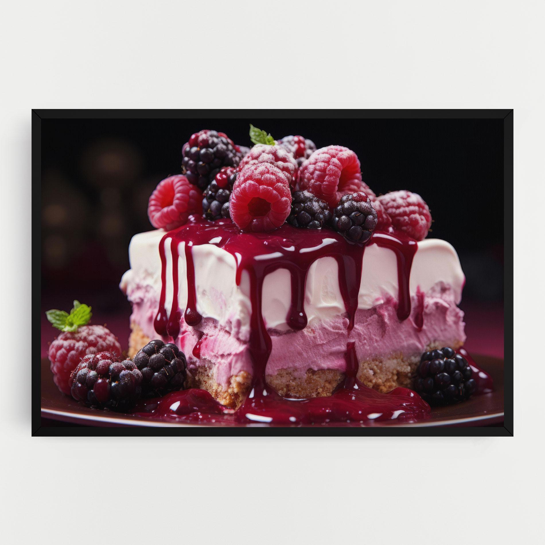 Vászonkép Berries Cream mockup 0