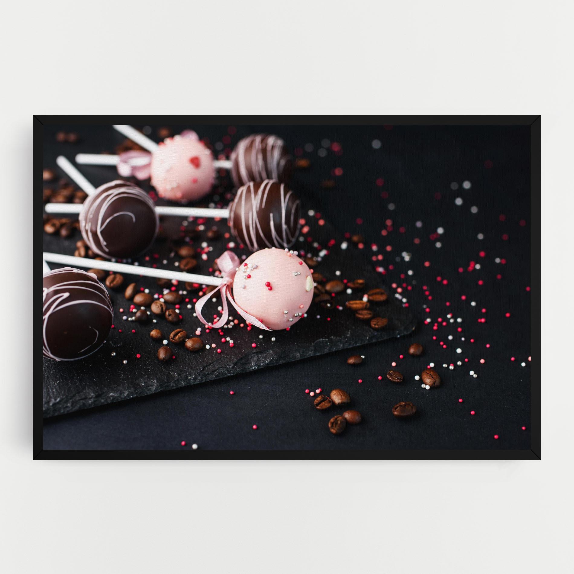 Vászonkép Chocolate Dessert mockup 0