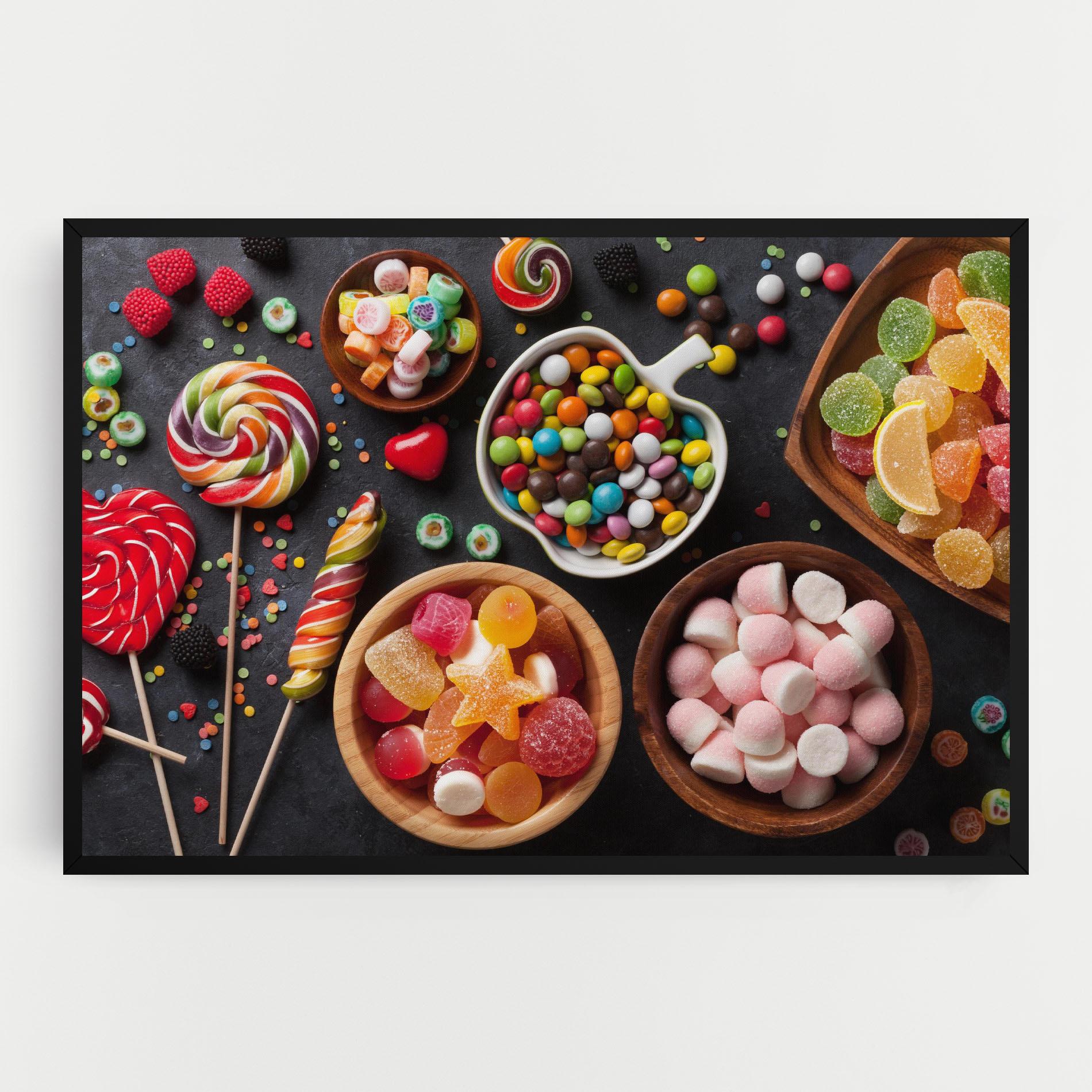 Vászonkép Colorful Candies mockup 0