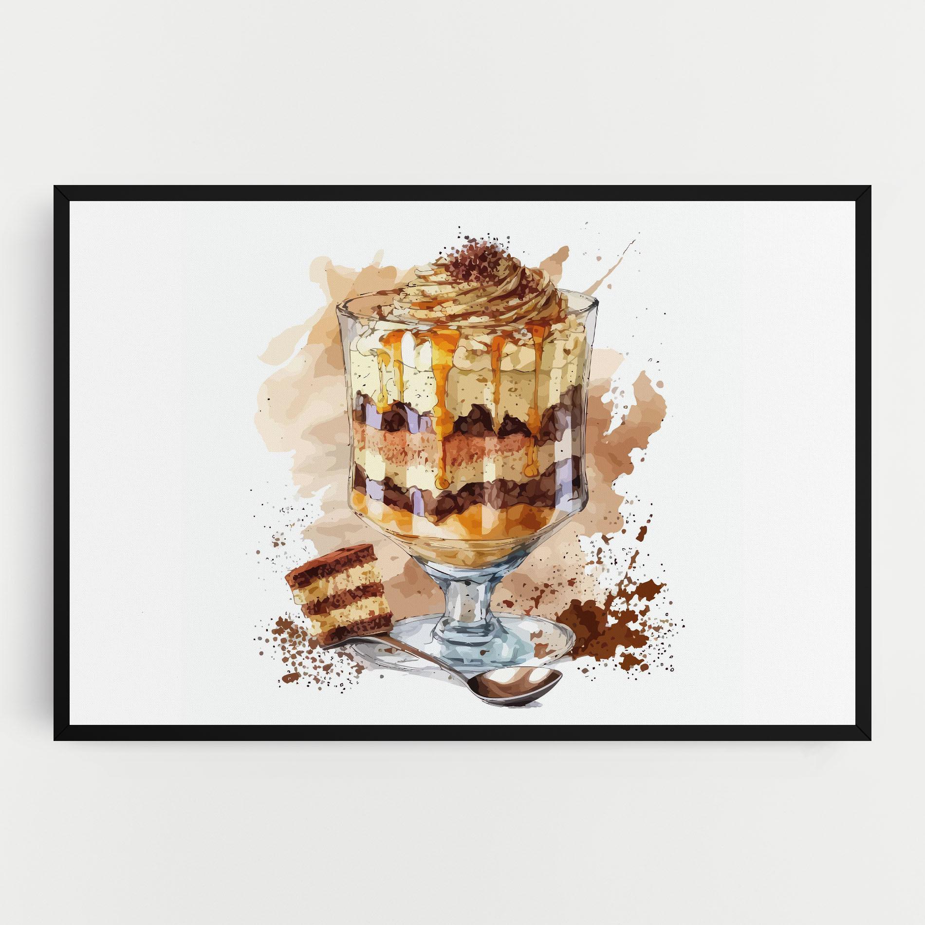 Vászonkép Cup Dessert mockup 0