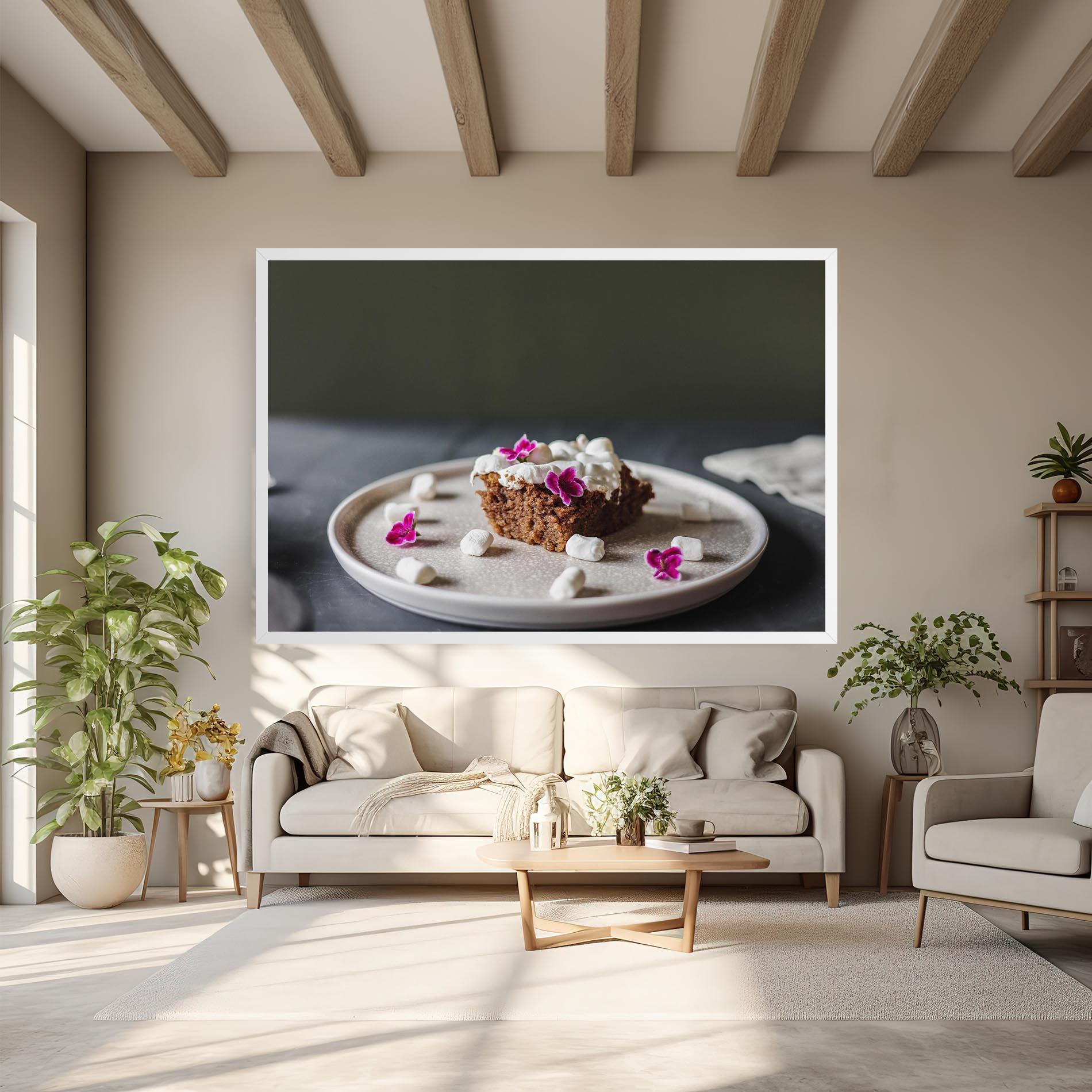 Vászonkép Marshmallow Cake mockup 6