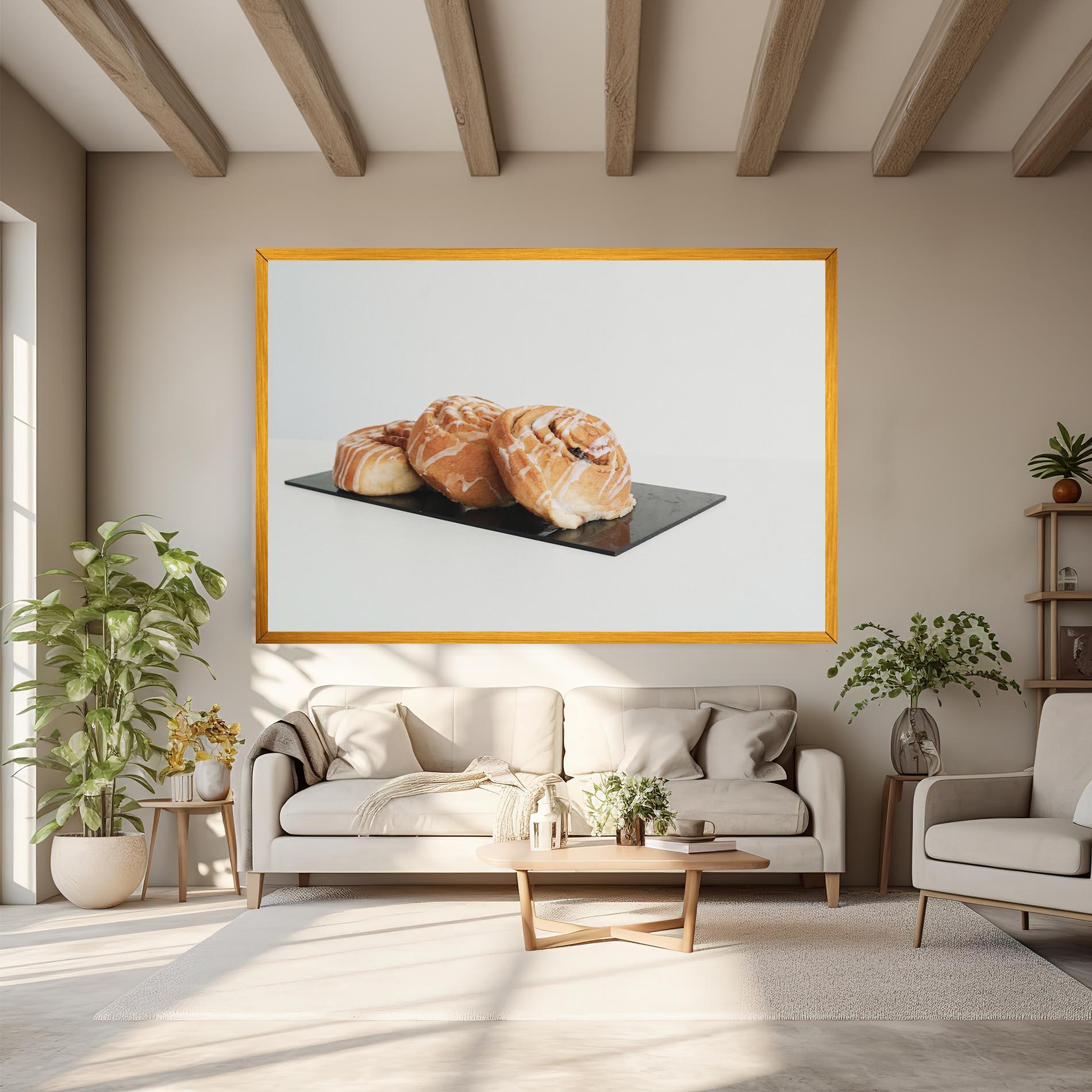 Vászonkép Cinnamon Rolls mockup 6