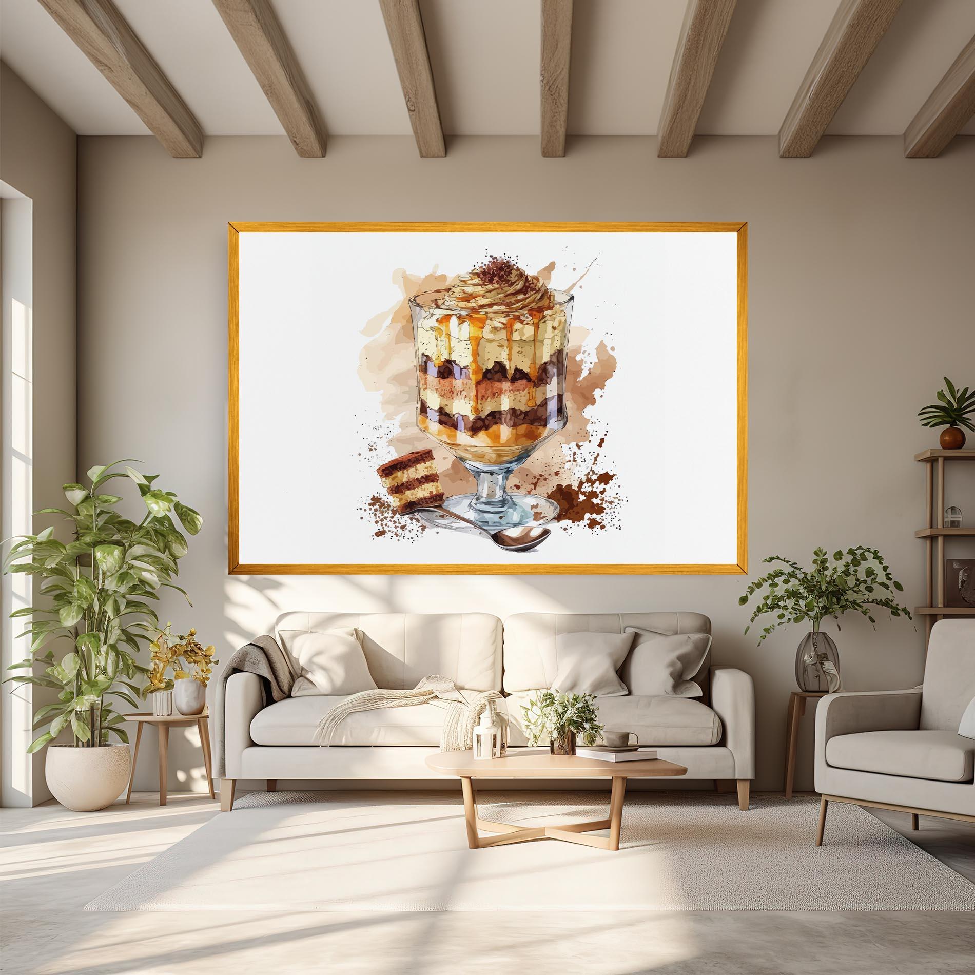 Vászonkép Cup Dessert mockup 6