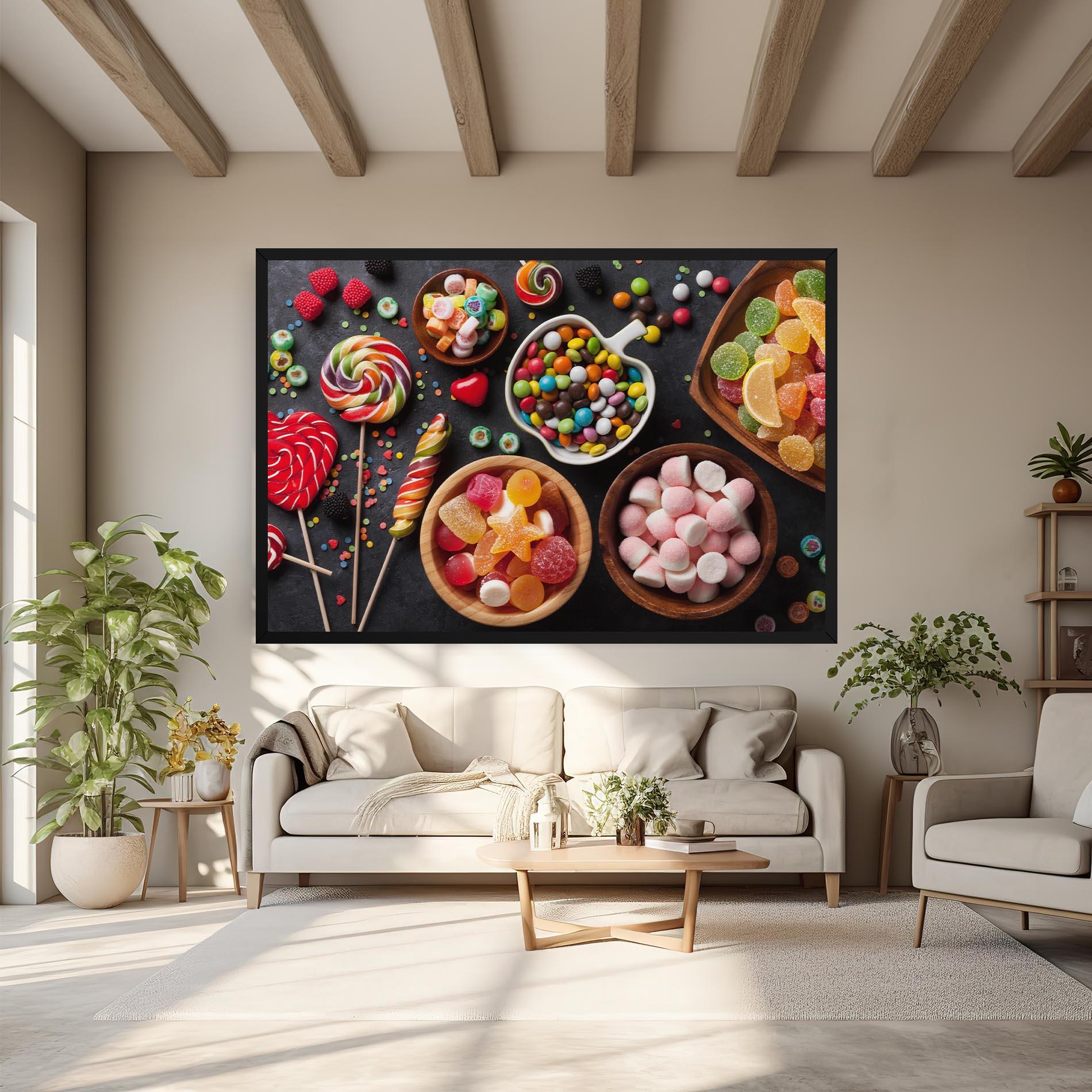 Vászonkép Colorful Candies mockup 6