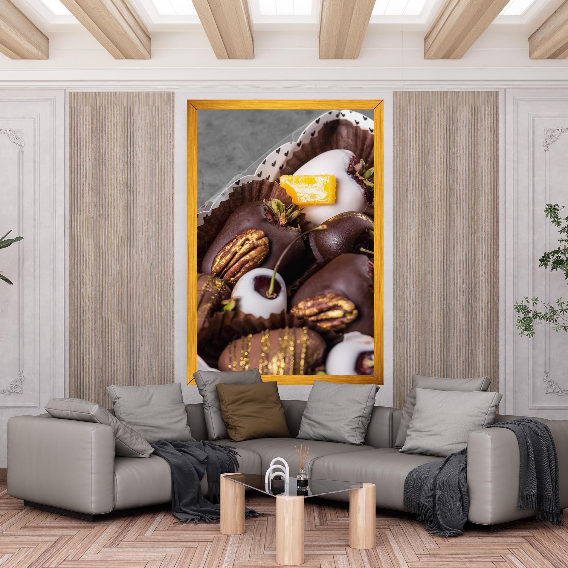 Vászonkép Chocolate Covered mockup 6