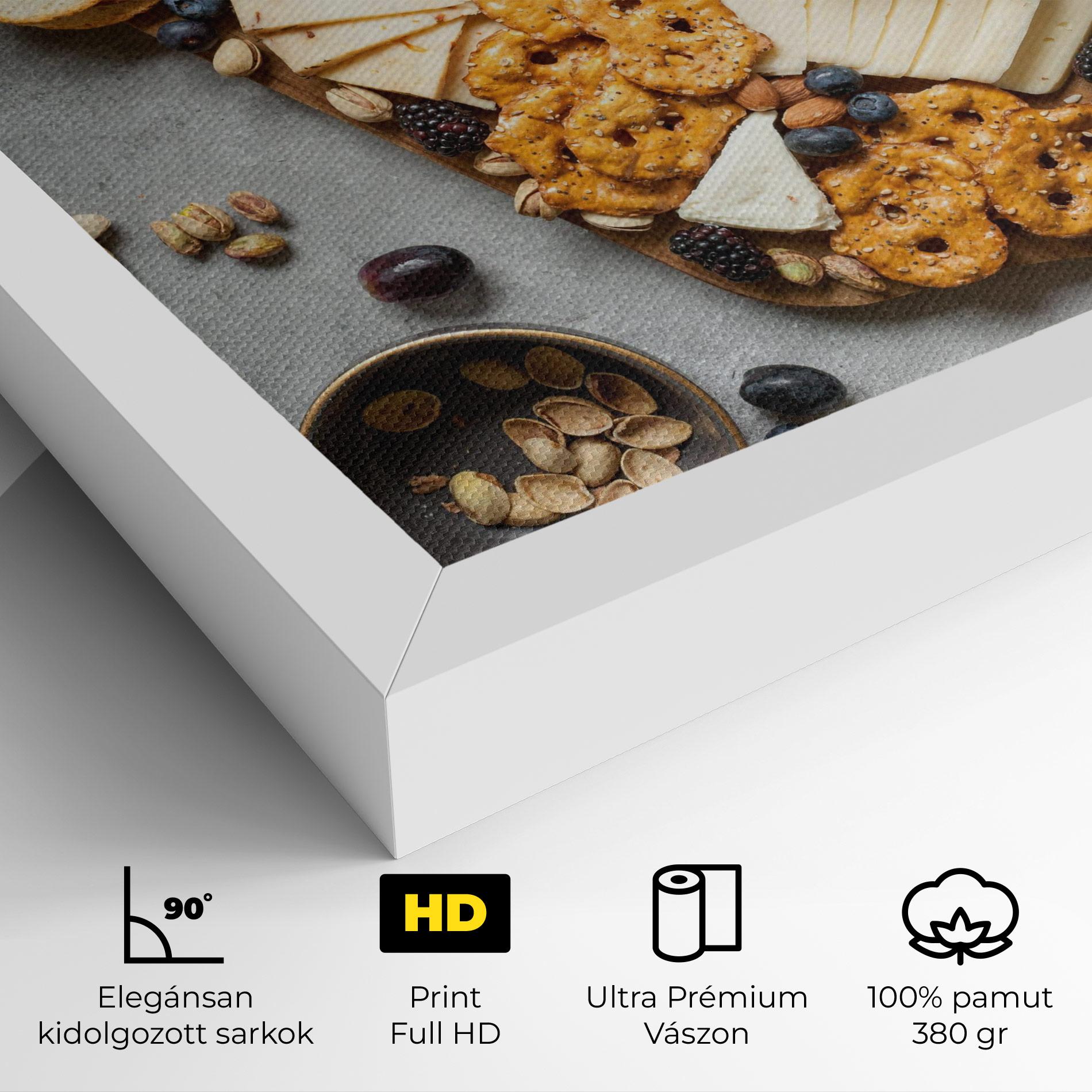 Vászonkép Appetizers mockup 4