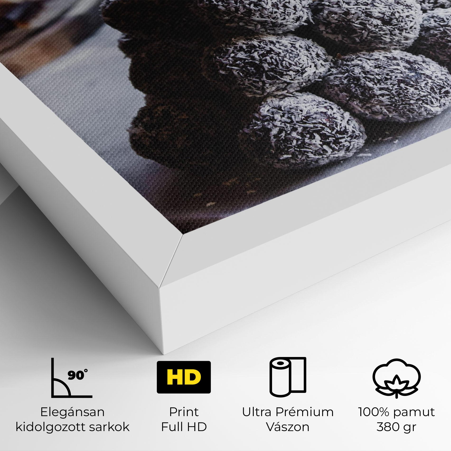 Vászonkép Chocolate Balls mockup 4