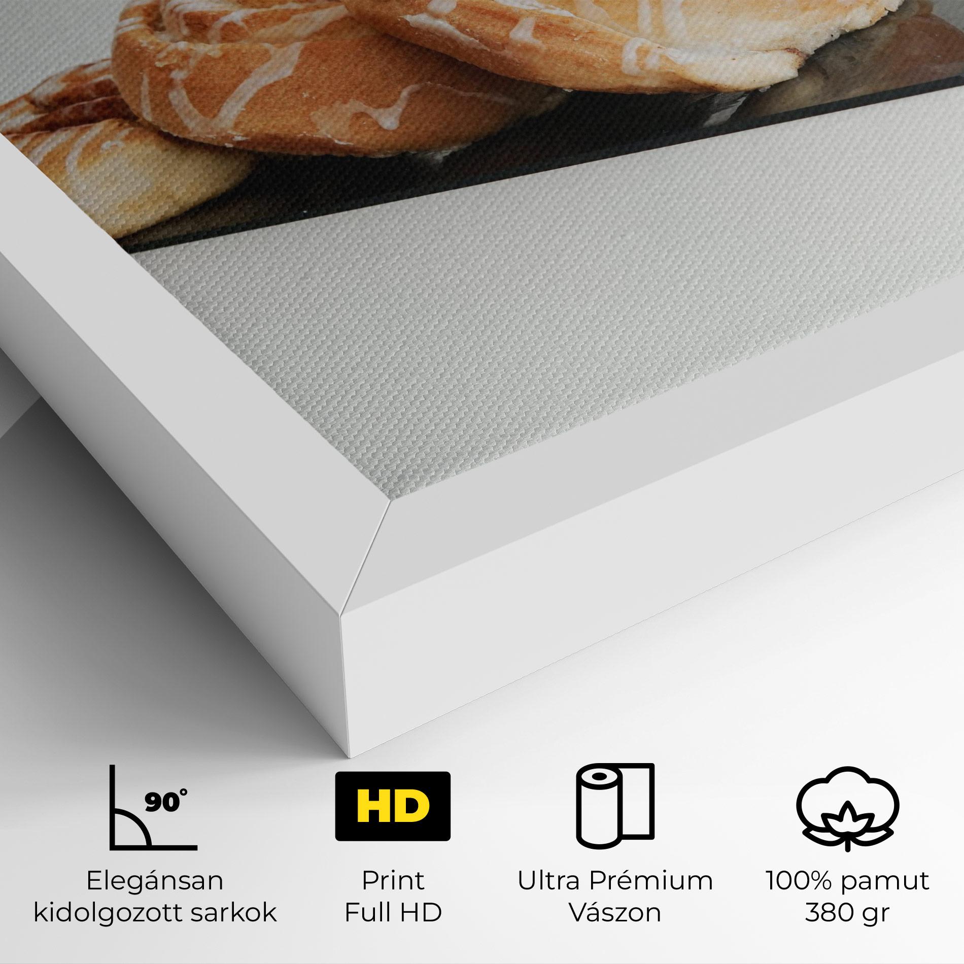 Vászonkép Cinnamon Rolls mockup 4