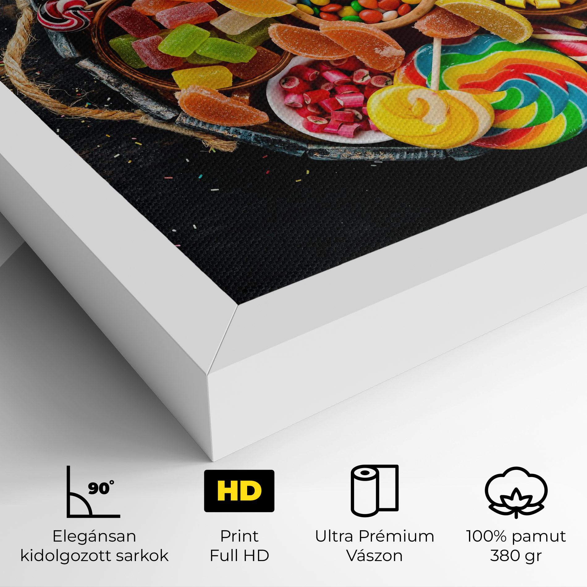 Vászonkép Colorful Sweets mockup 4