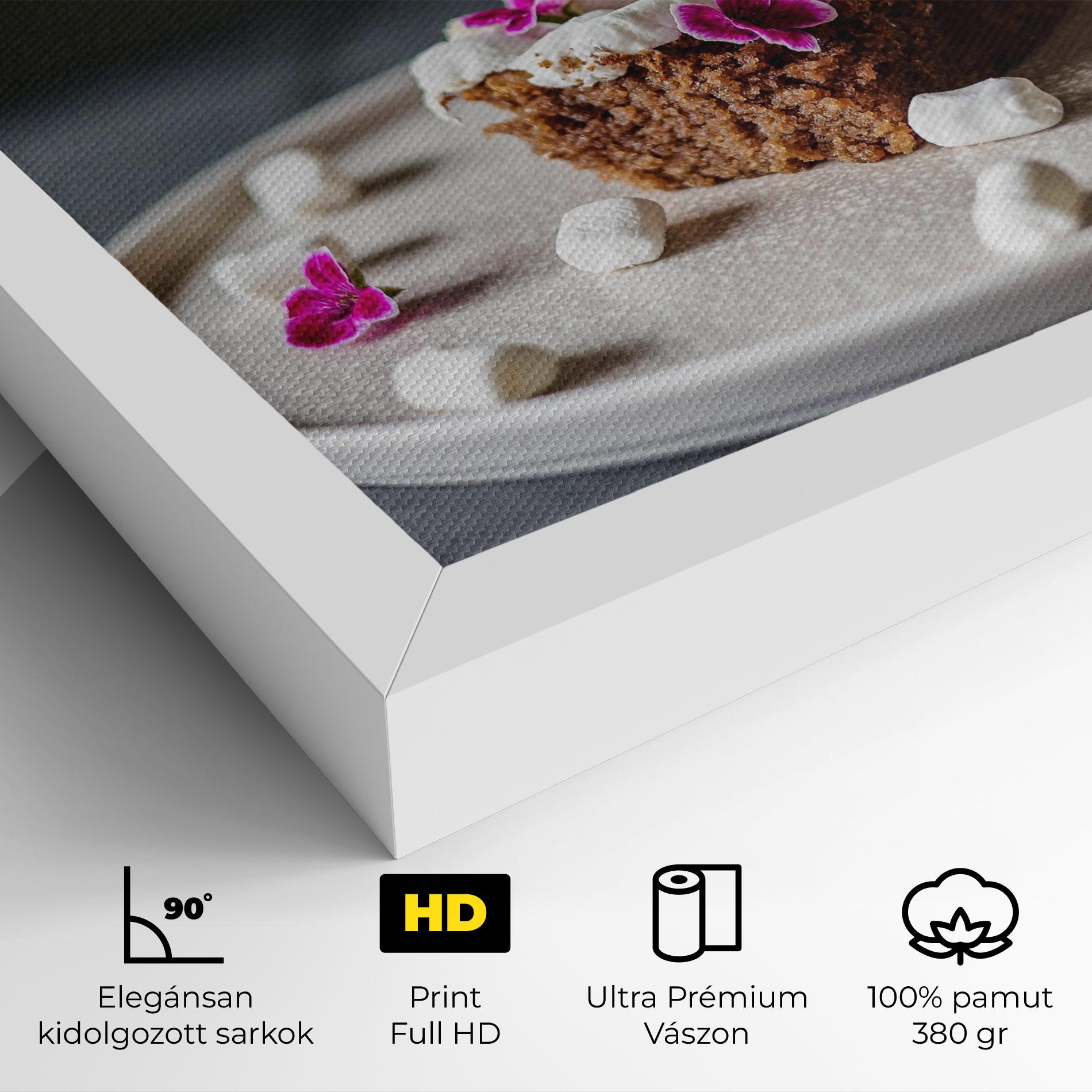 Vászonkép Marshmallow Cake mockup 4