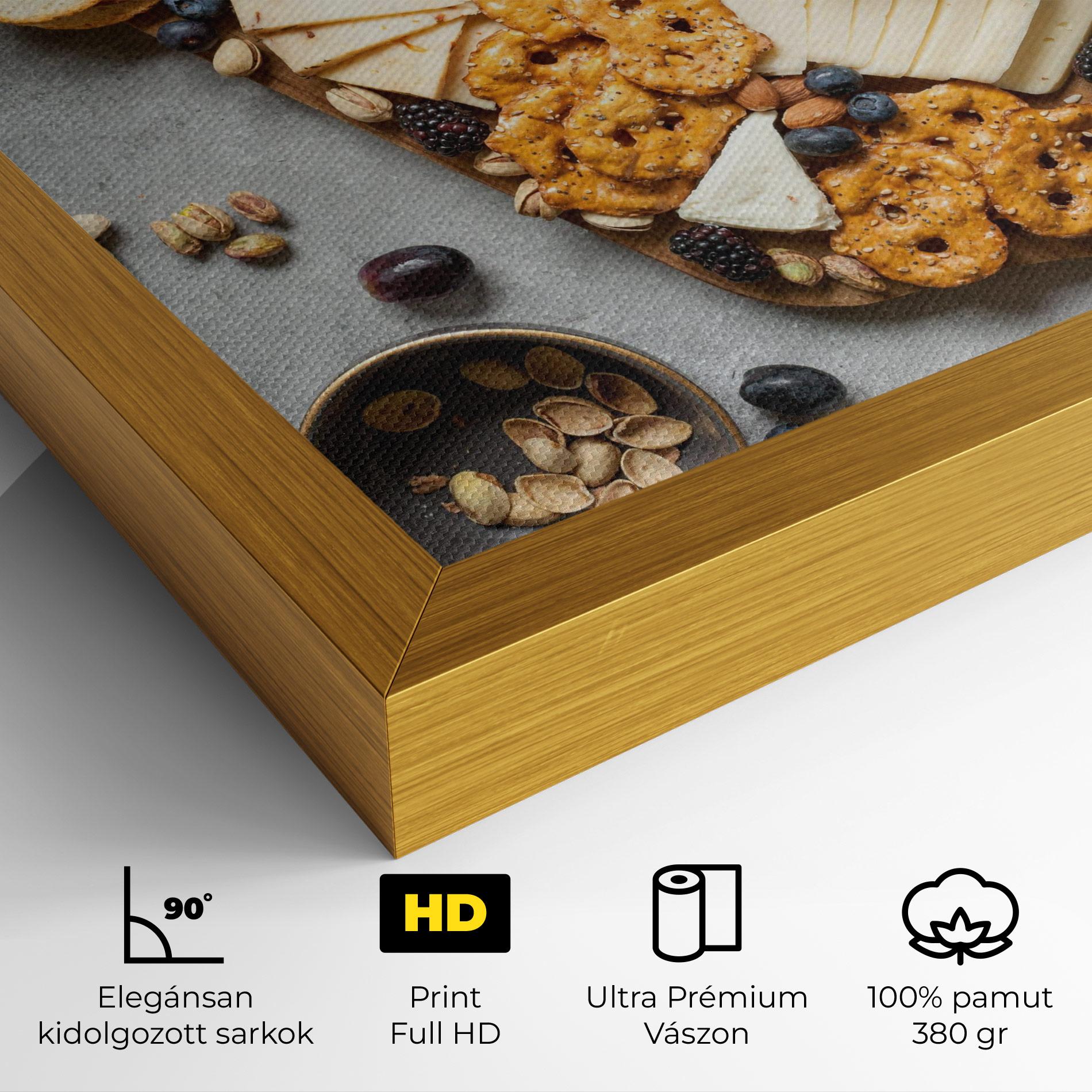 Vászonkép Appetizers mockup 4