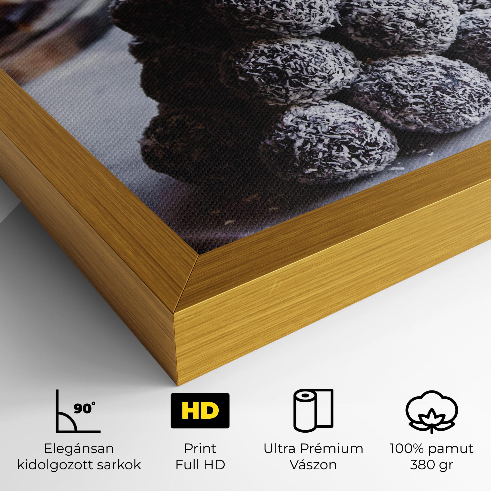 Vászonkép Chocolate Balls mockup 4