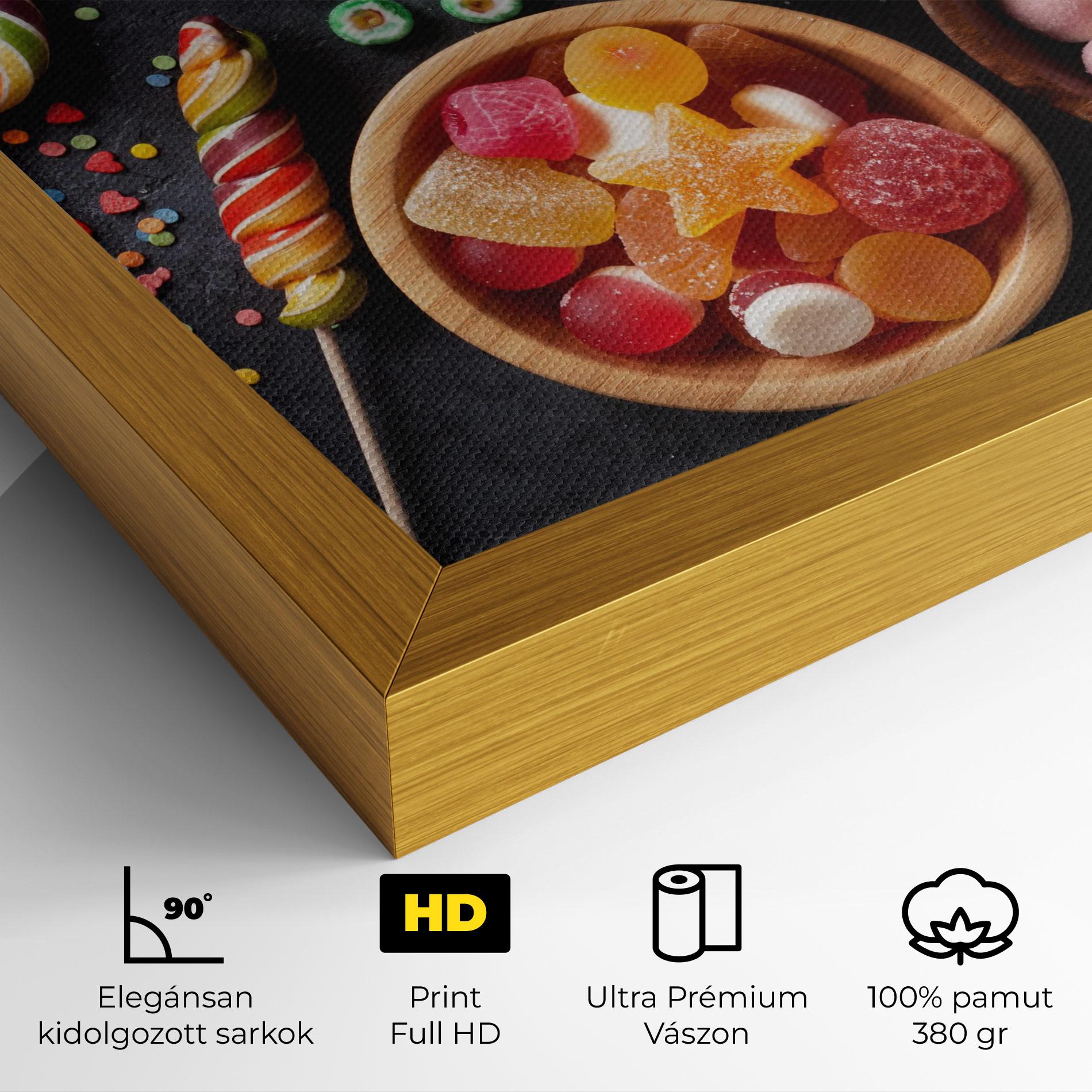 Vászonkép Colorful Candies mockup 4