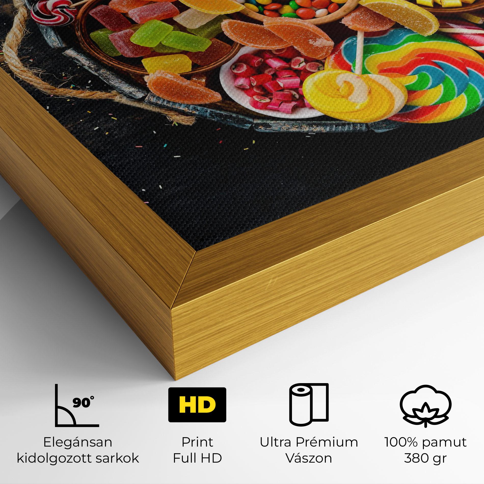 Vászonkép Colorful Sweets mockup 4