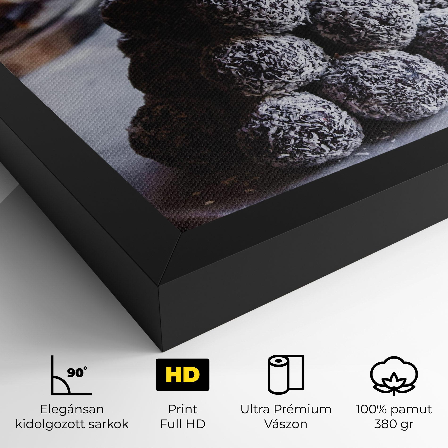 Vászonkép Chocolate Balls mockup 4