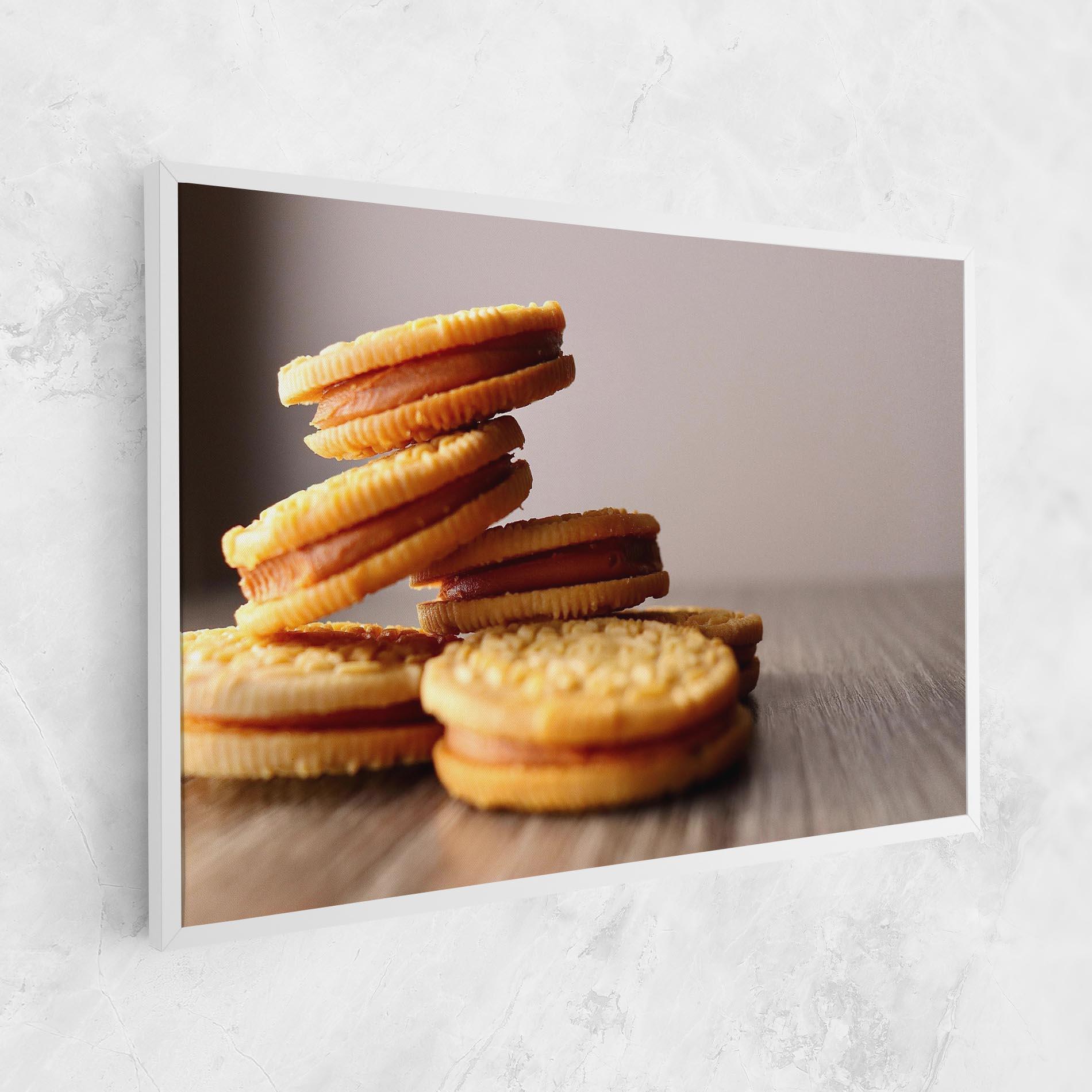Vászonkép Biscuits mockup 1