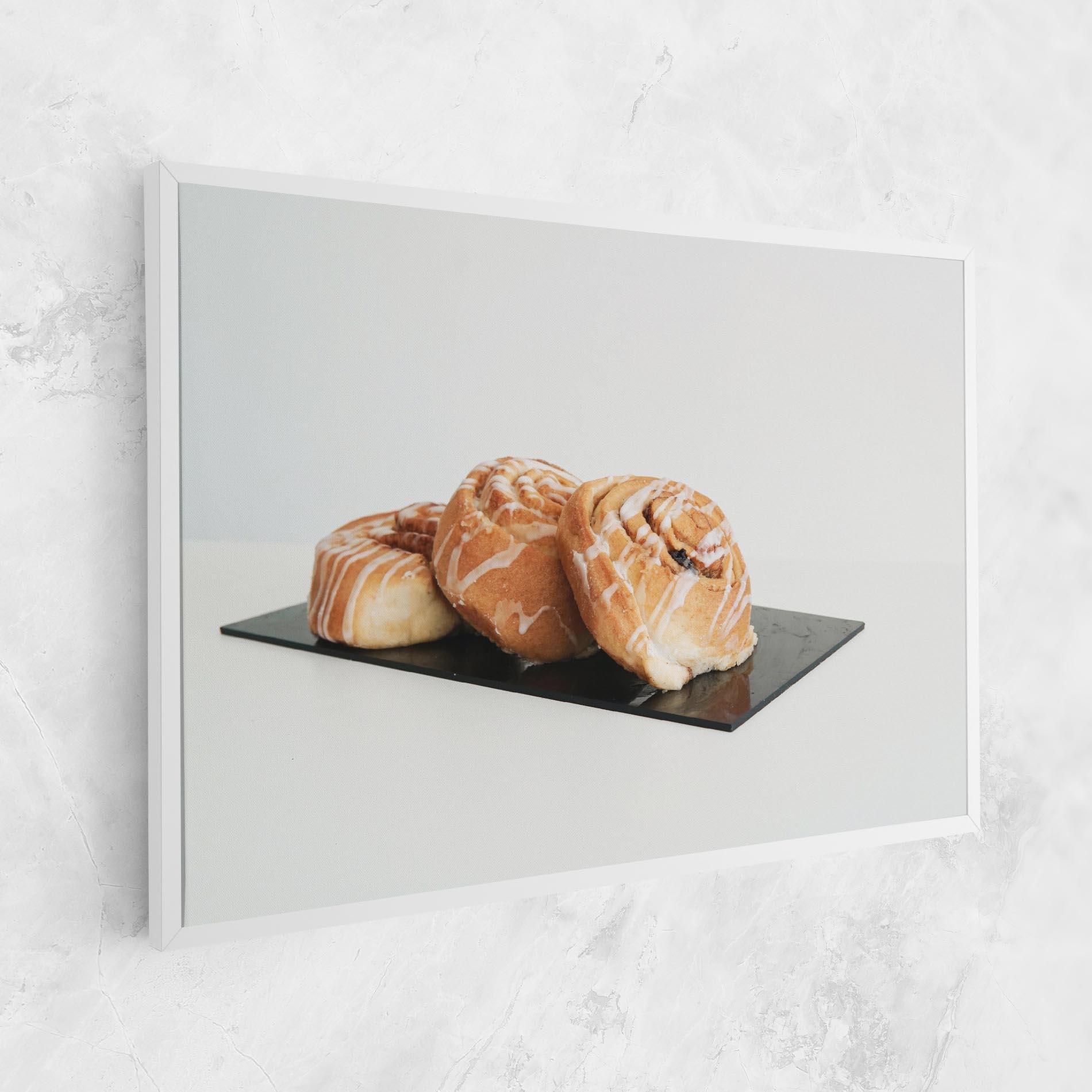 Vászonkép Cinnamon Rolls mockup 1