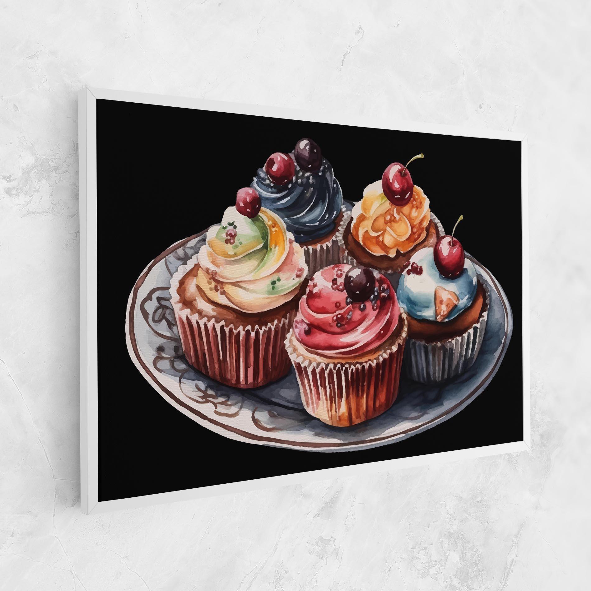 Vászonkép Colorful Muffins mockup 1
