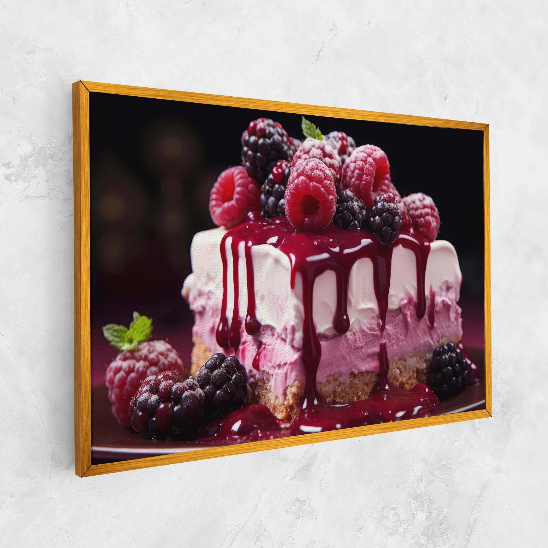 Vászonkép Berries Cream mockup 1