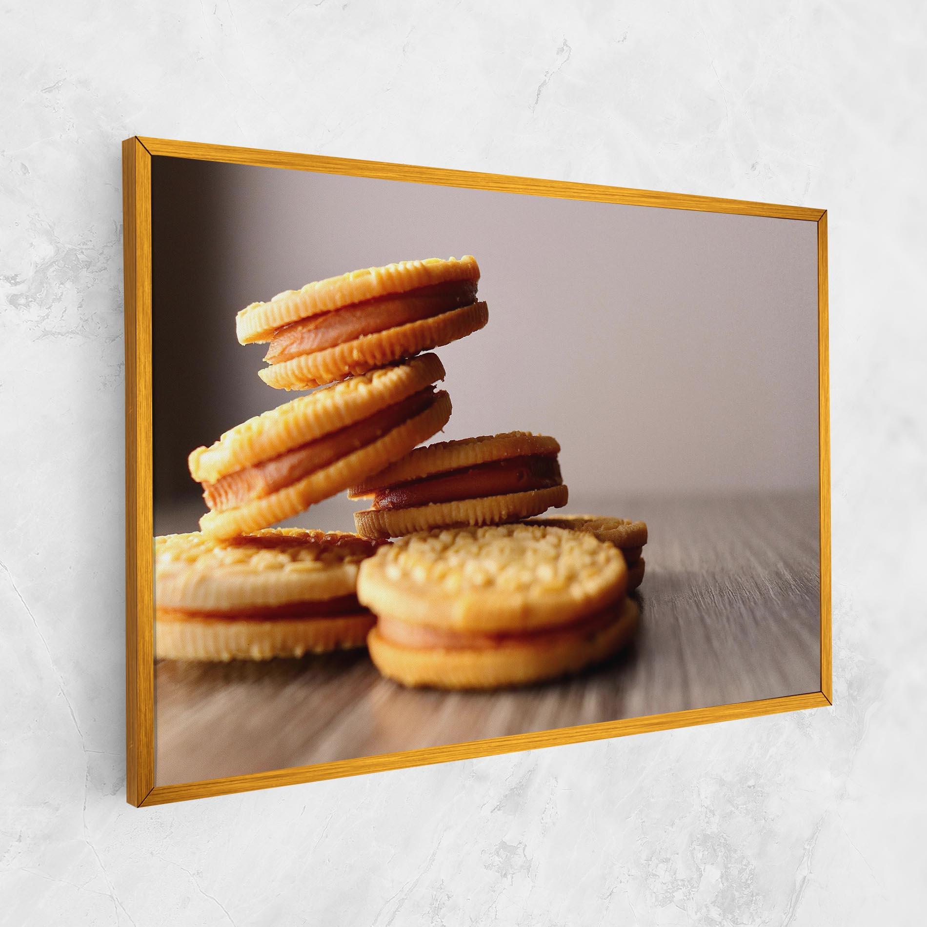 Vászonkép Biscuits mockup 1