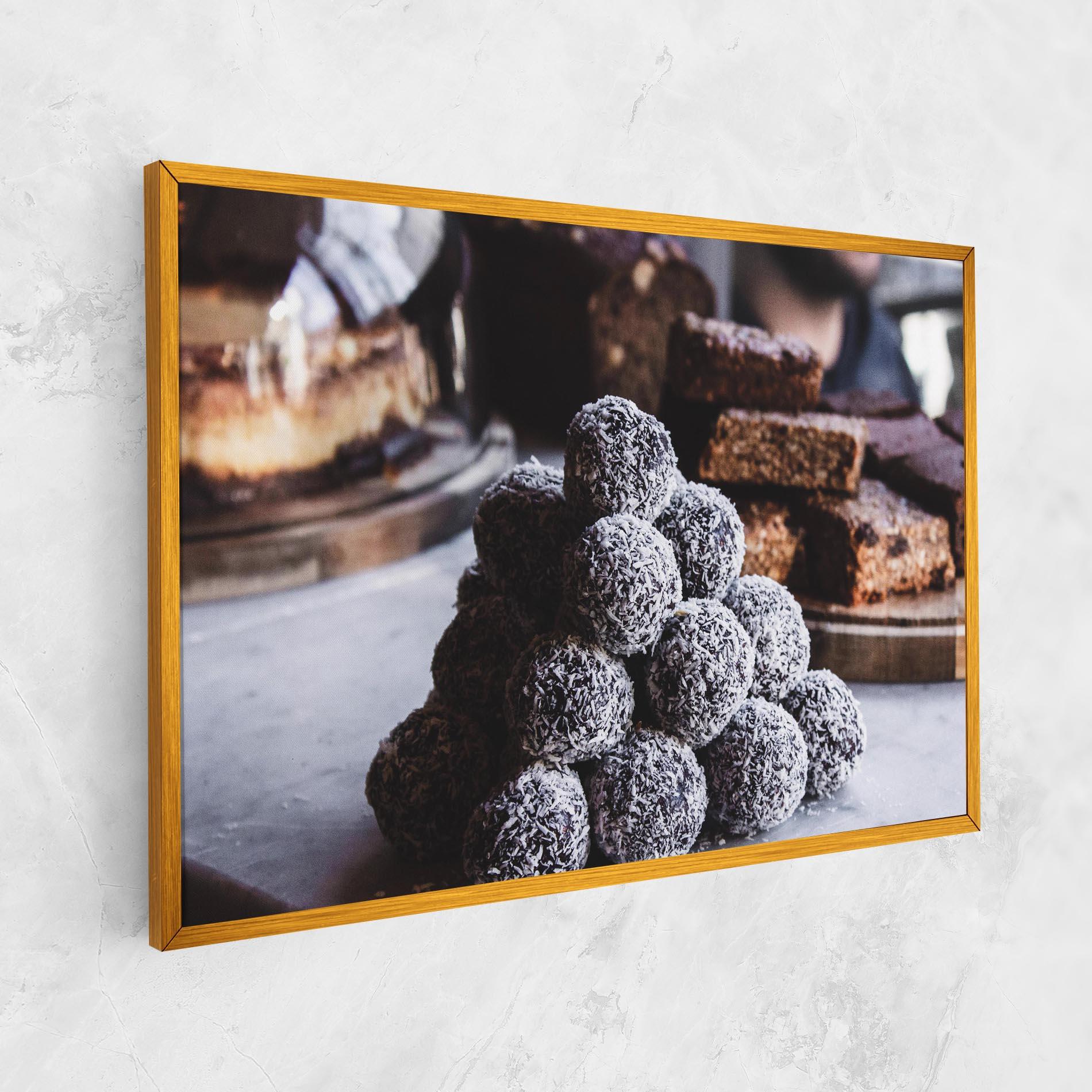 Vászonkép Chocolate Balls mockup 1