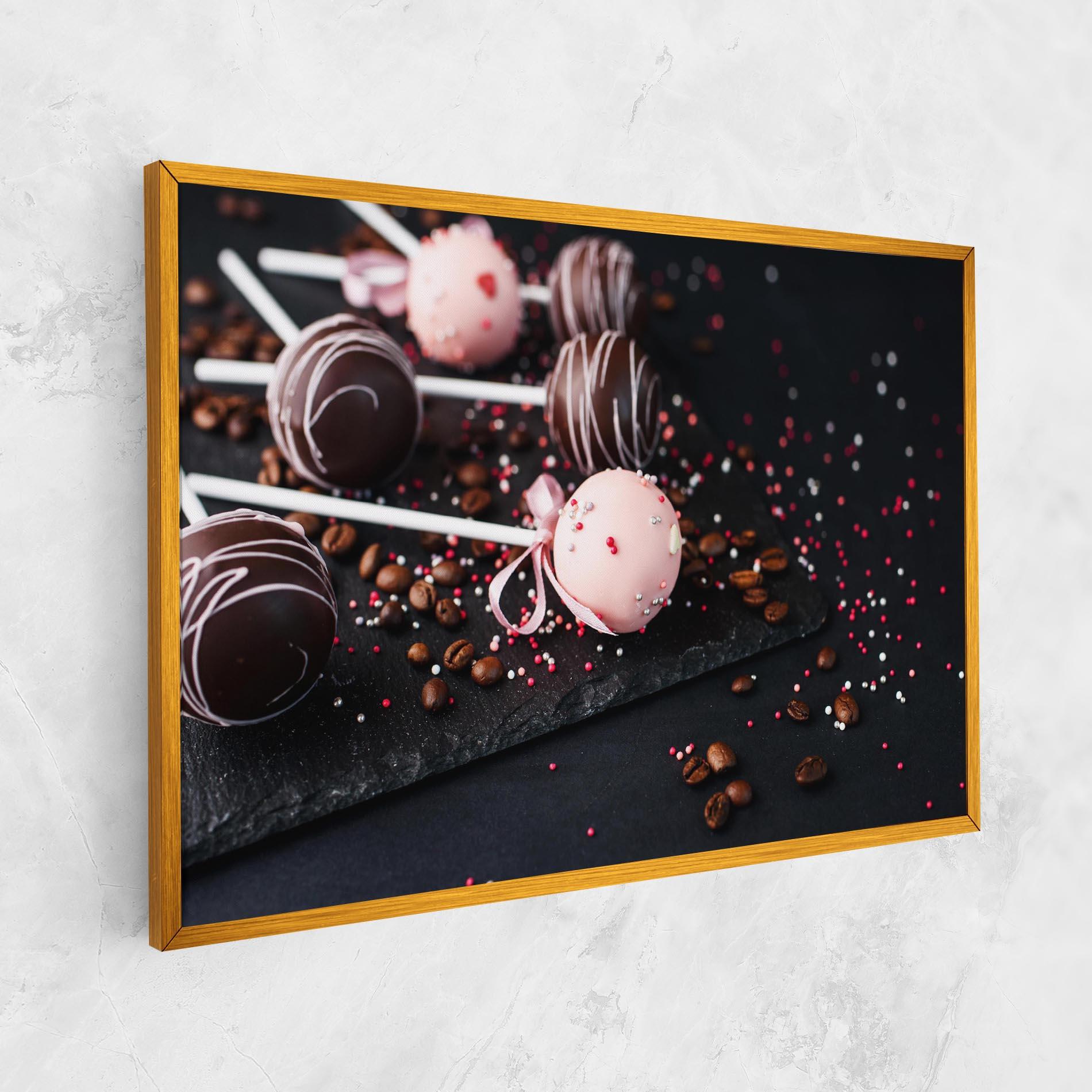 Vászonkép Chocolate Dessert mockup 1