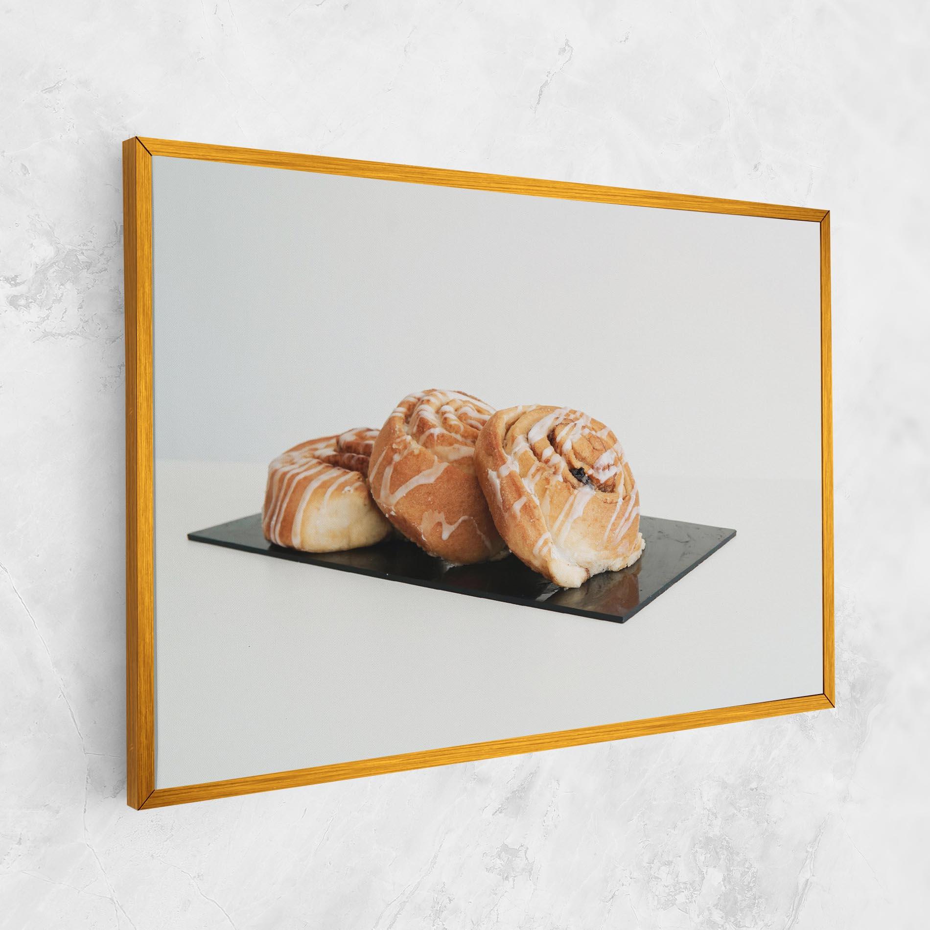 Vászonkép Cinnamon Rolls mockup 1