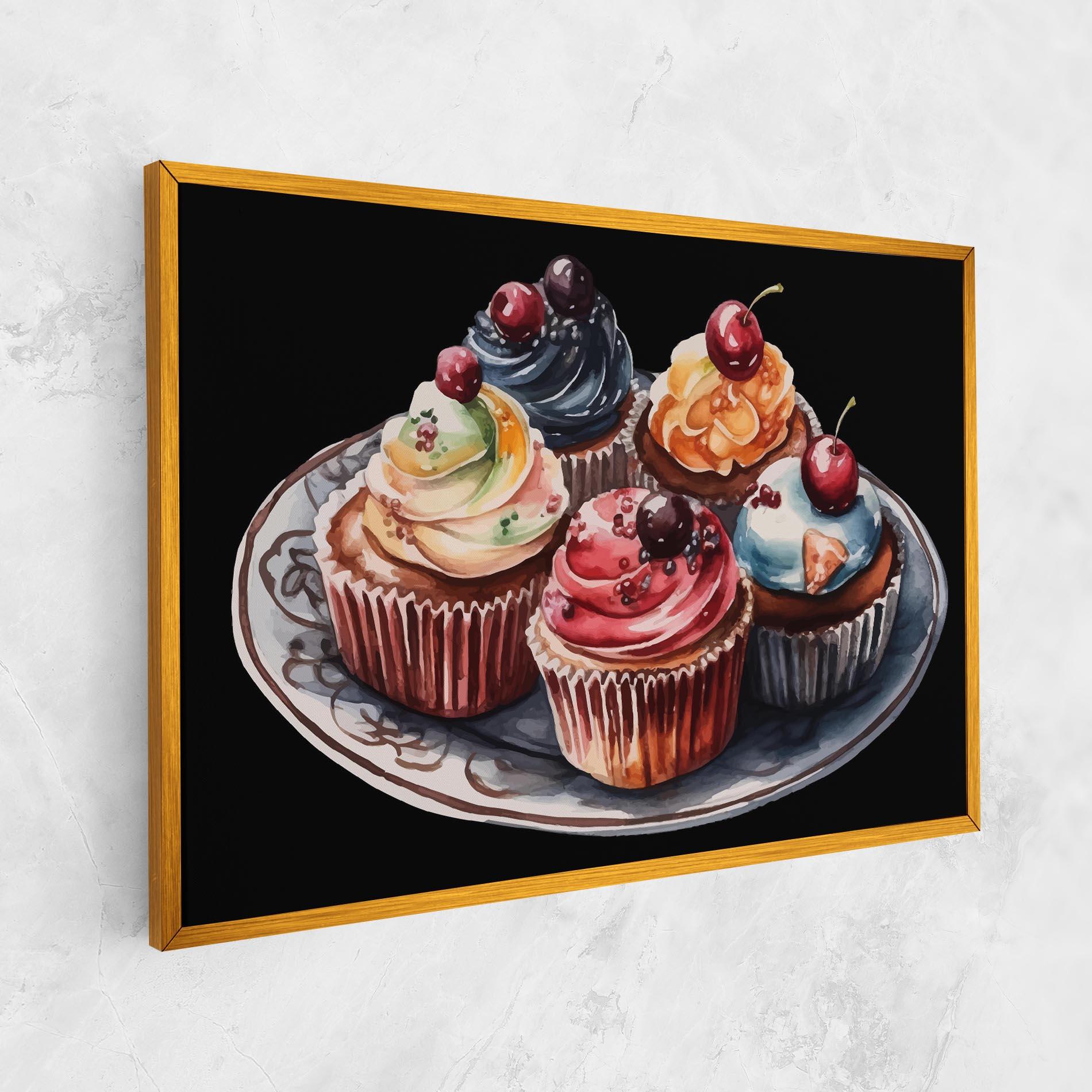 Vászonkép Colorful Muffins mockup 1