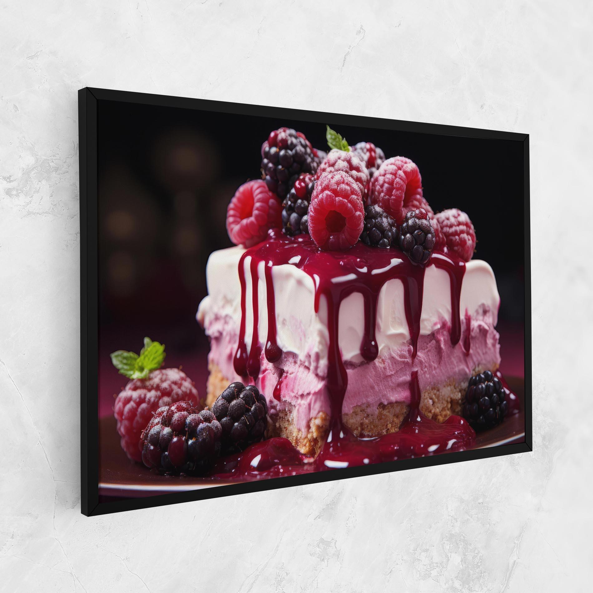 Vászonkép Berries Cream mockup 1