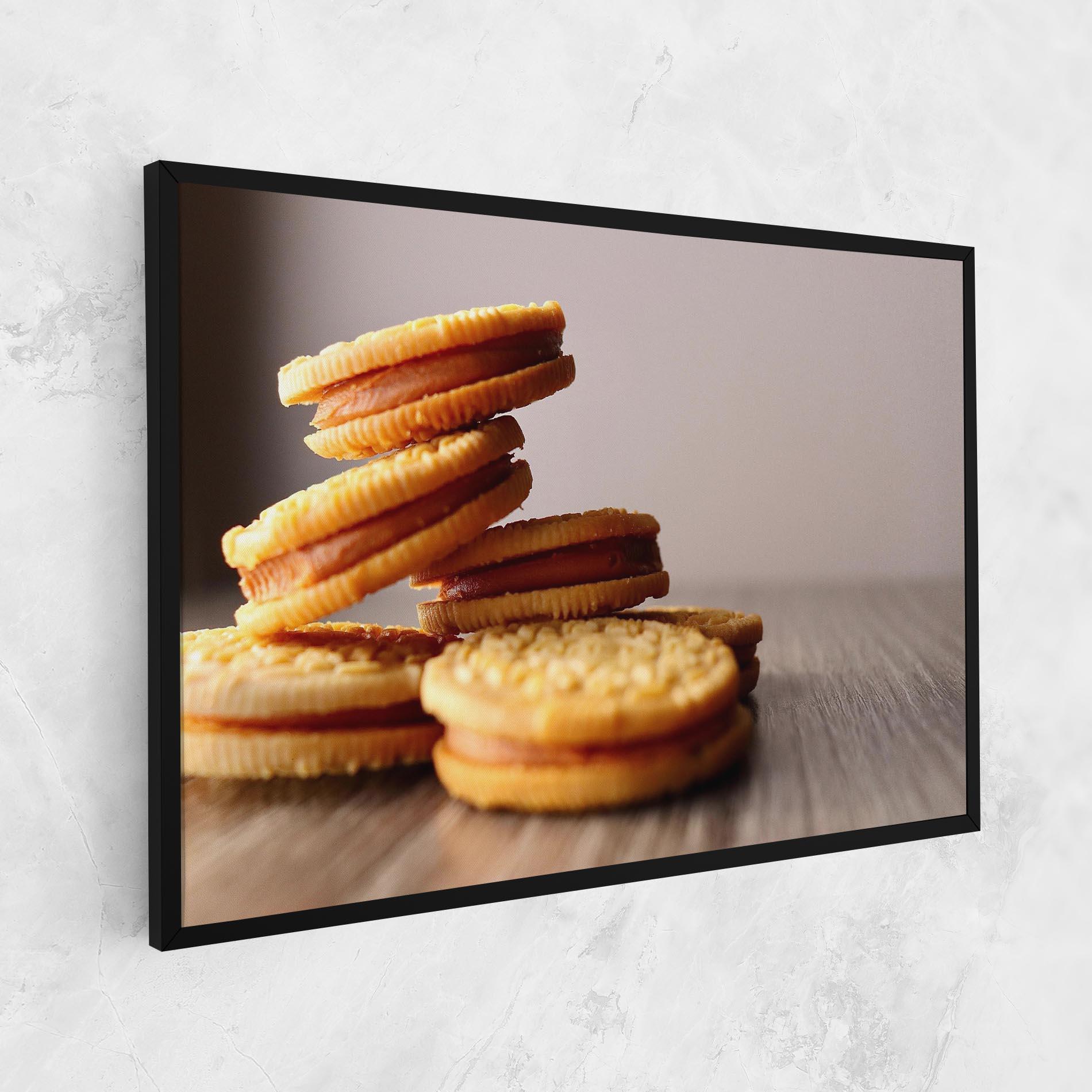 Vászonkép Biscuits mockup 1
