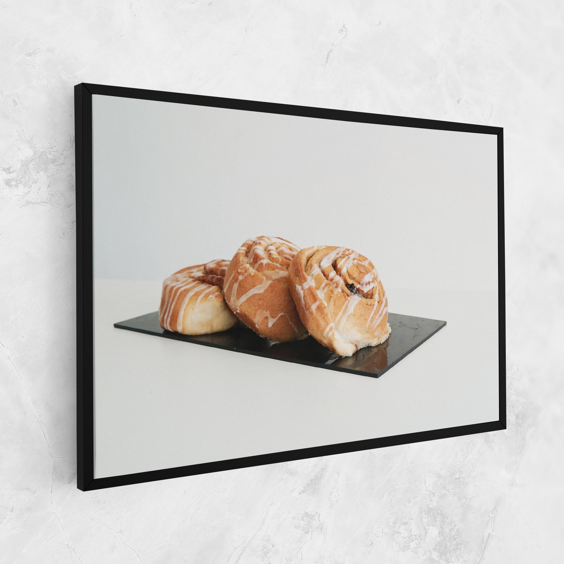 Vászonkép Cinnamon Rolls mockup 1
