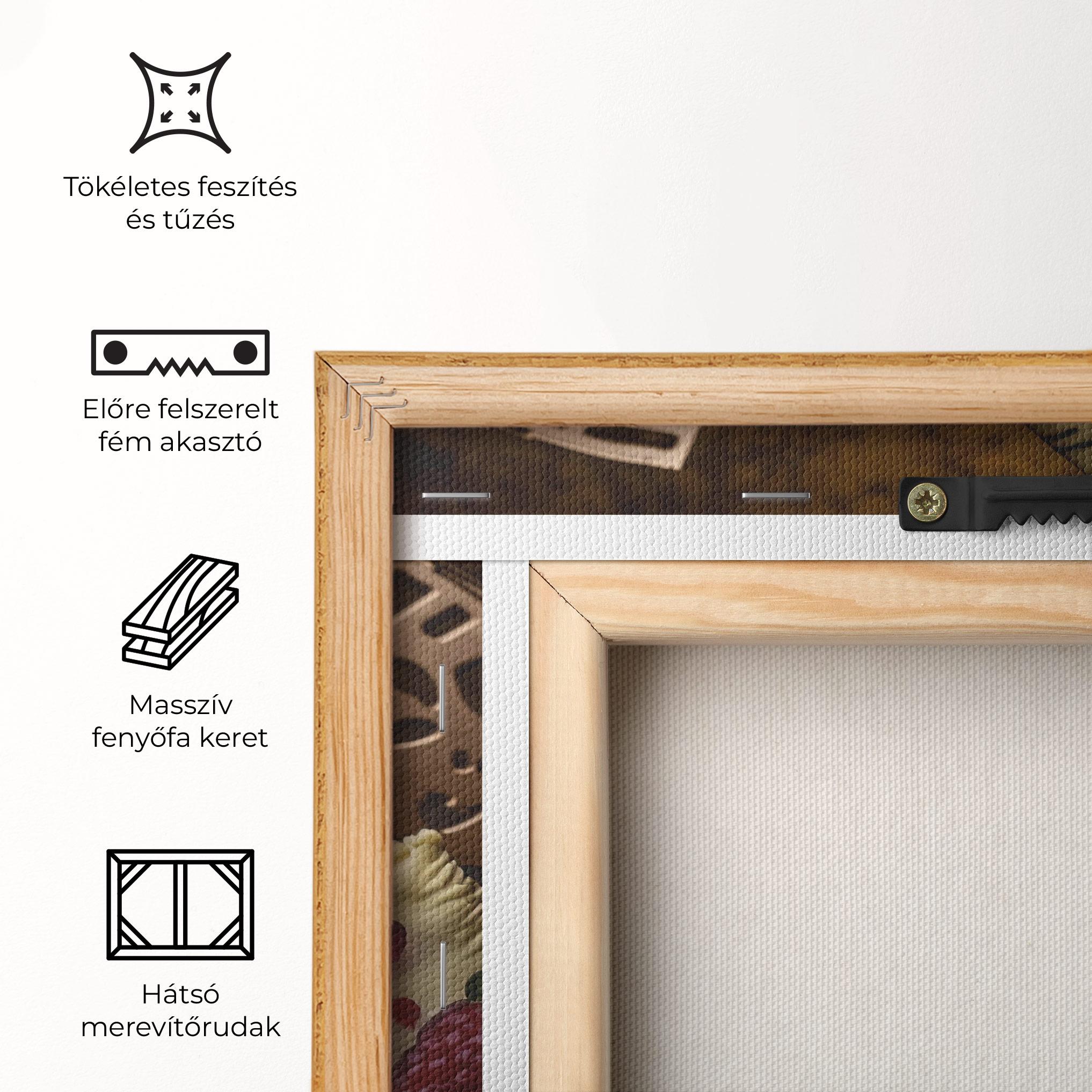 Vászonkép Cheesecake Chocolate mockup 5