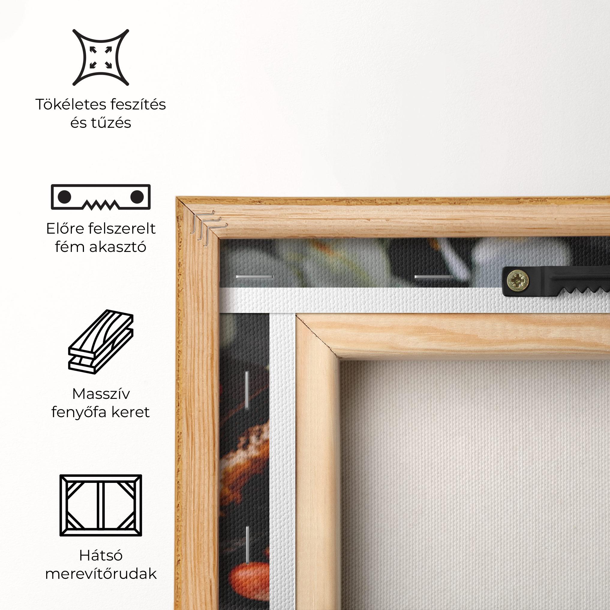 Vászonkép Chocolate Berries Cake mockup 5