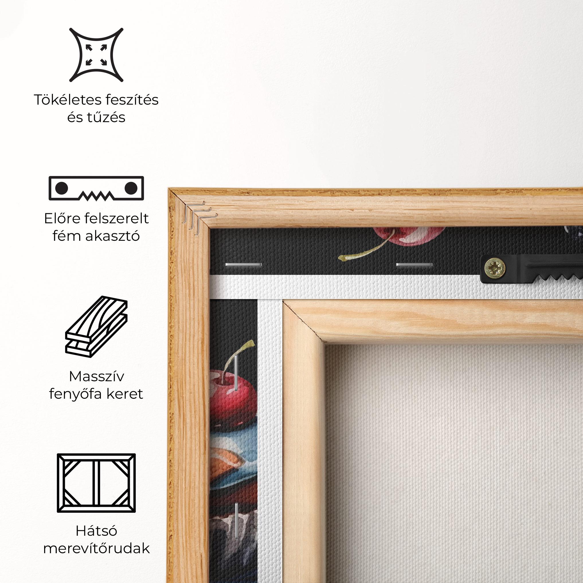 Vászonkép Colorful Muffins mockup 5