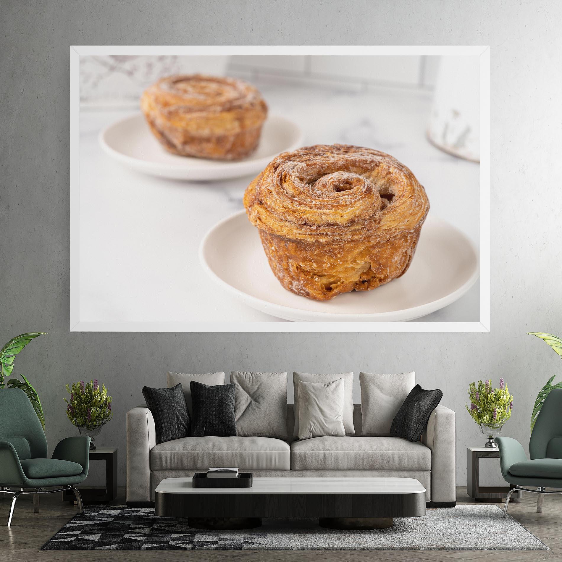 Vászonkép Cinnamon Roll mockup 7