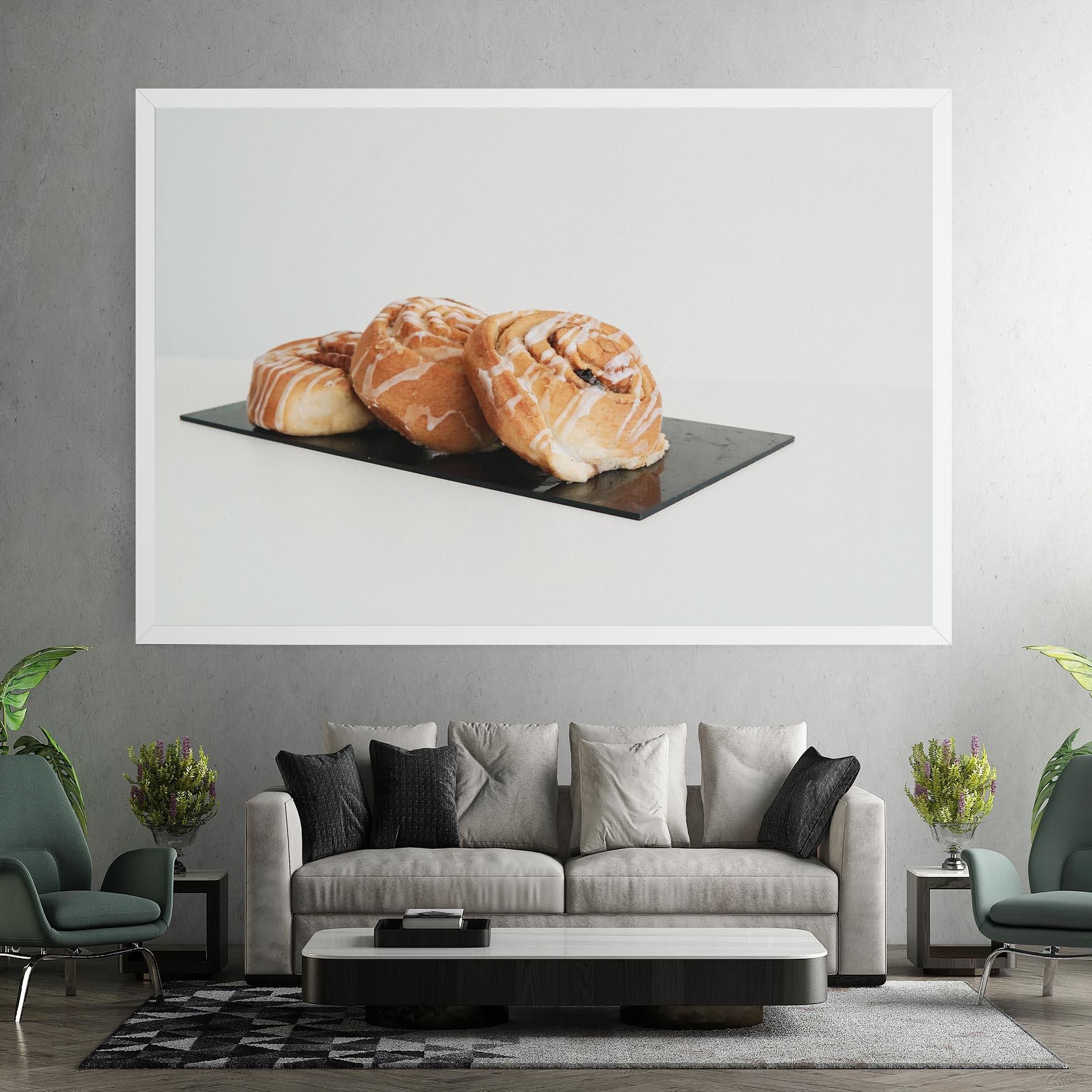 Vászonkép Cinnamon Rolls mockup 7