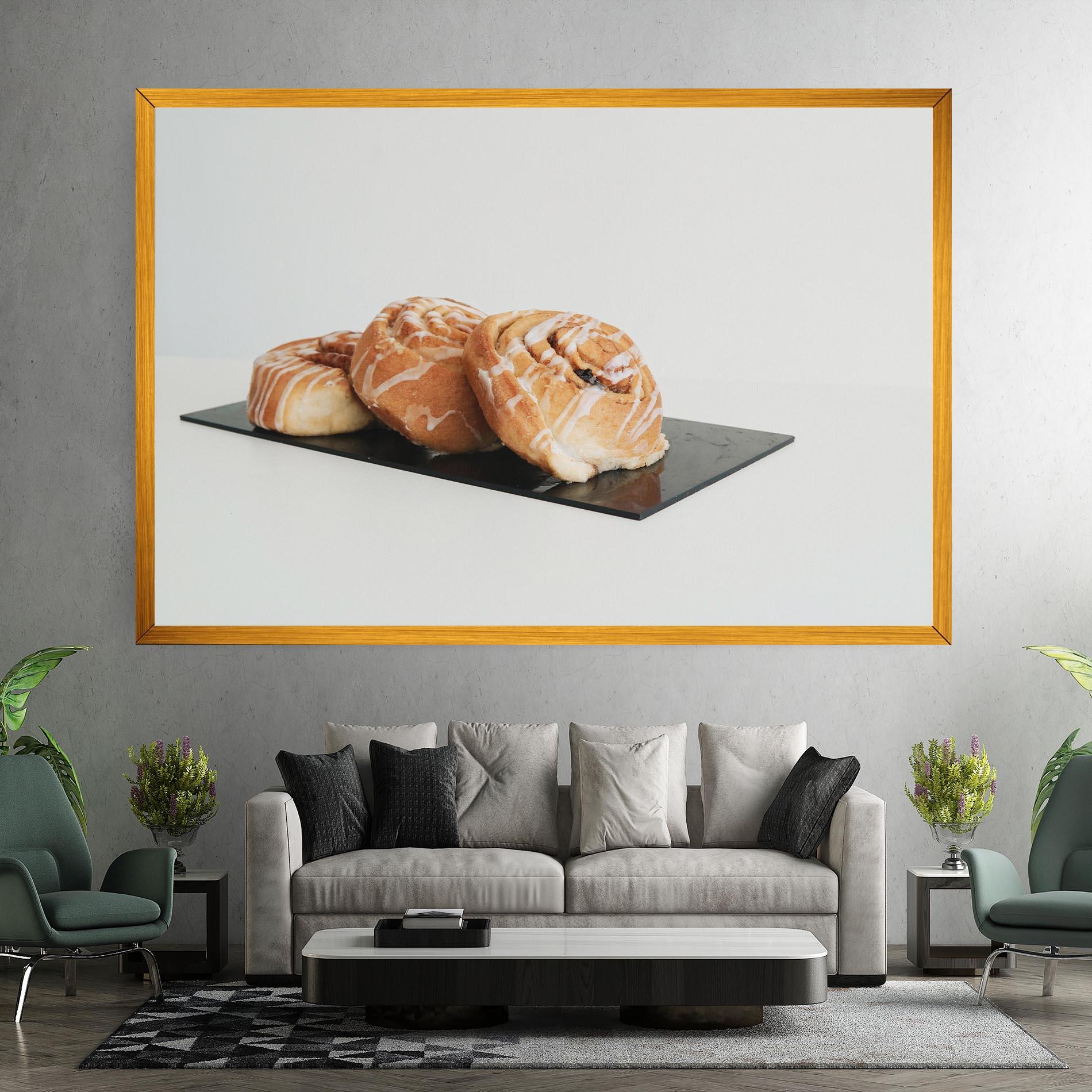 Vászonkép Cinnamon Rolls mockup 7