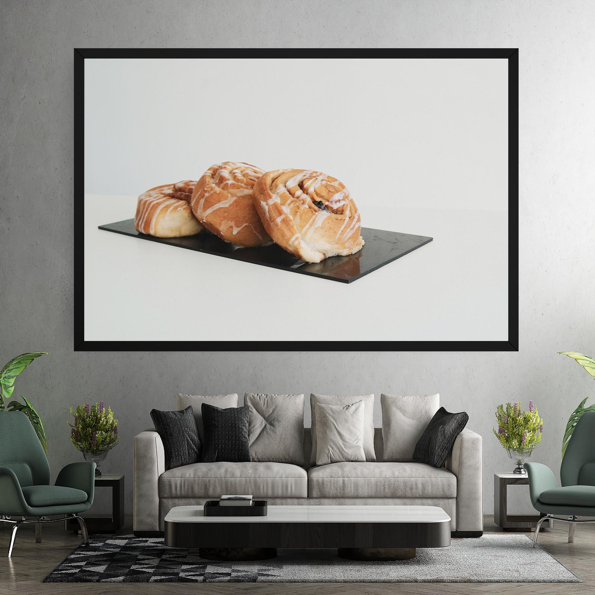 Vászonkép Cinnamon Rolls mockup 7
