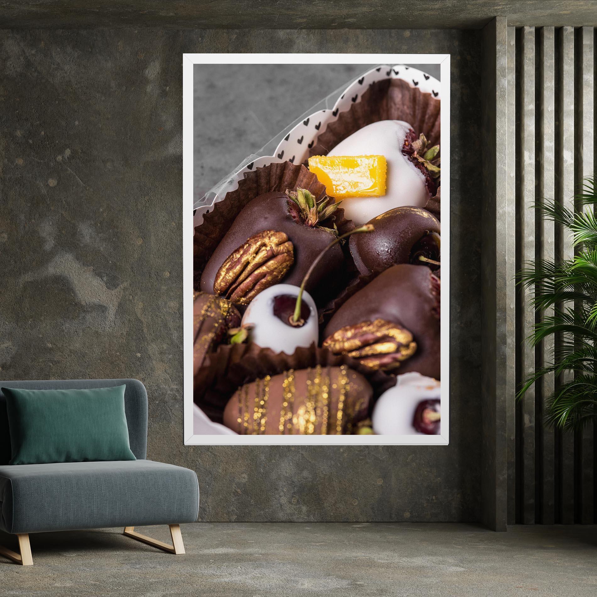 Vászonkép Chocolate Covered mockup 7