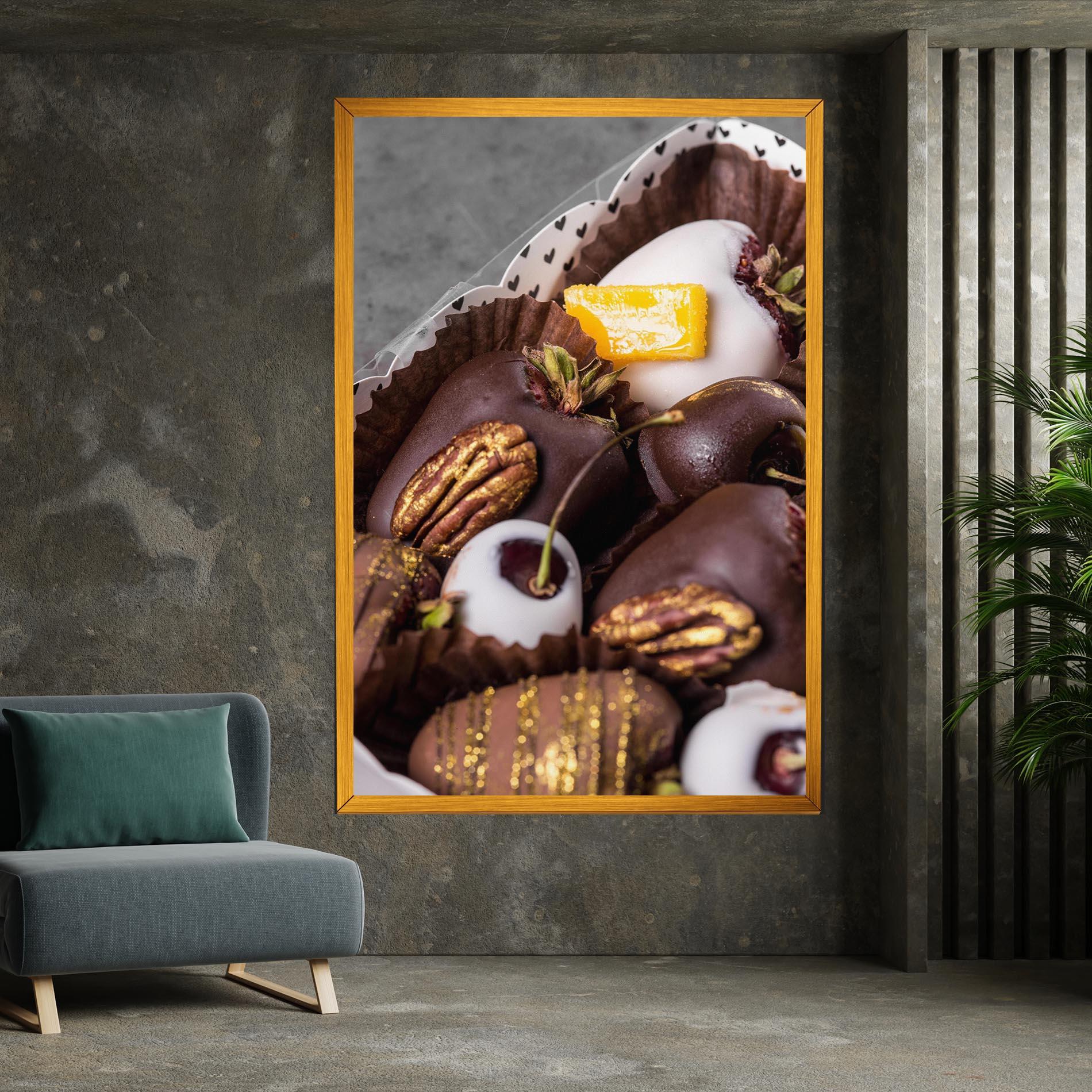 Vászonkép Chocolate Covered mockup 7