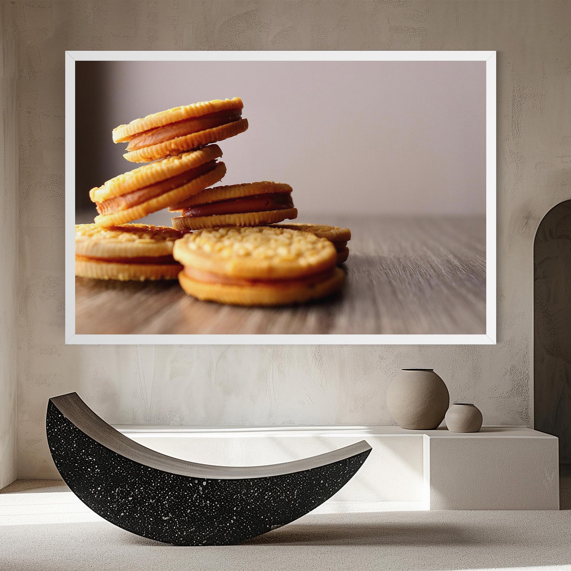 Vászonkép Biscuits mockup 8